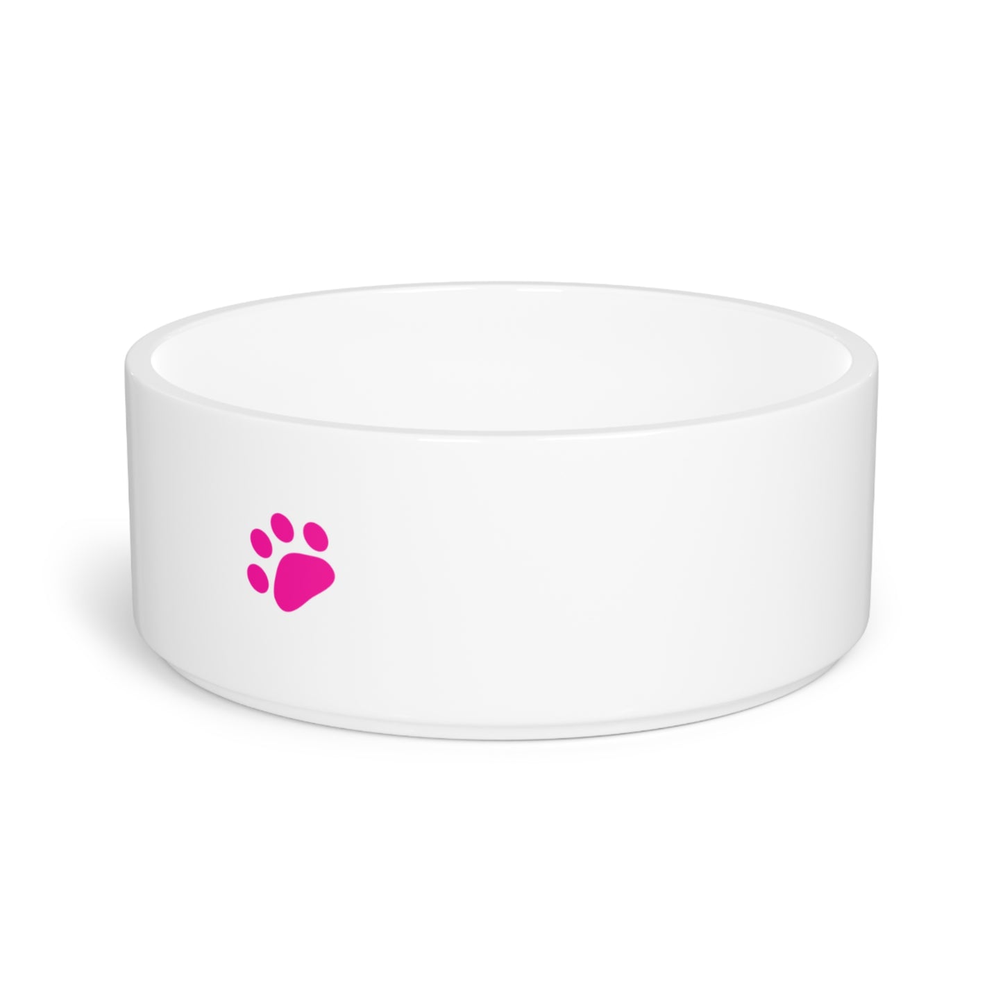 Pink Paw Print Pet Bowl