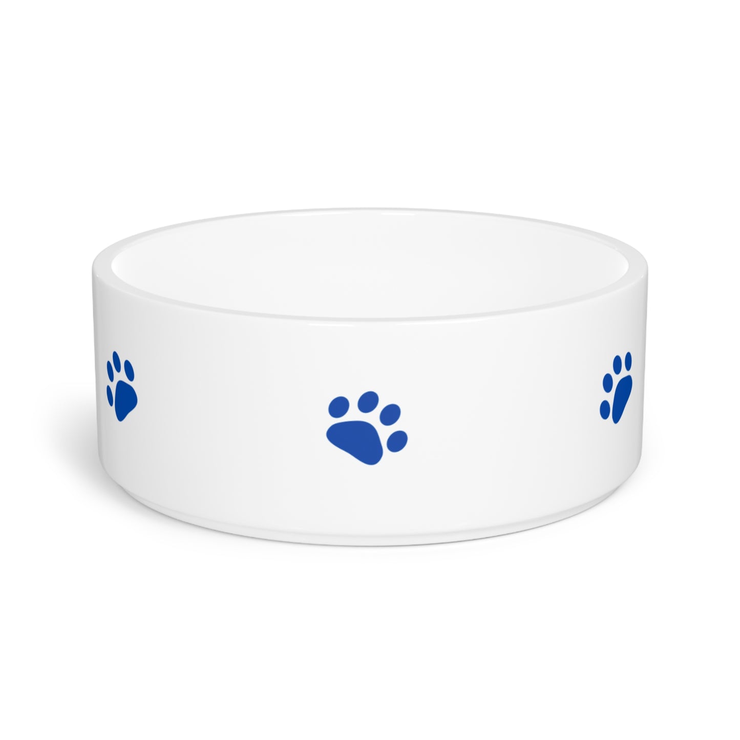 Blue Paw Print Pet Bowl