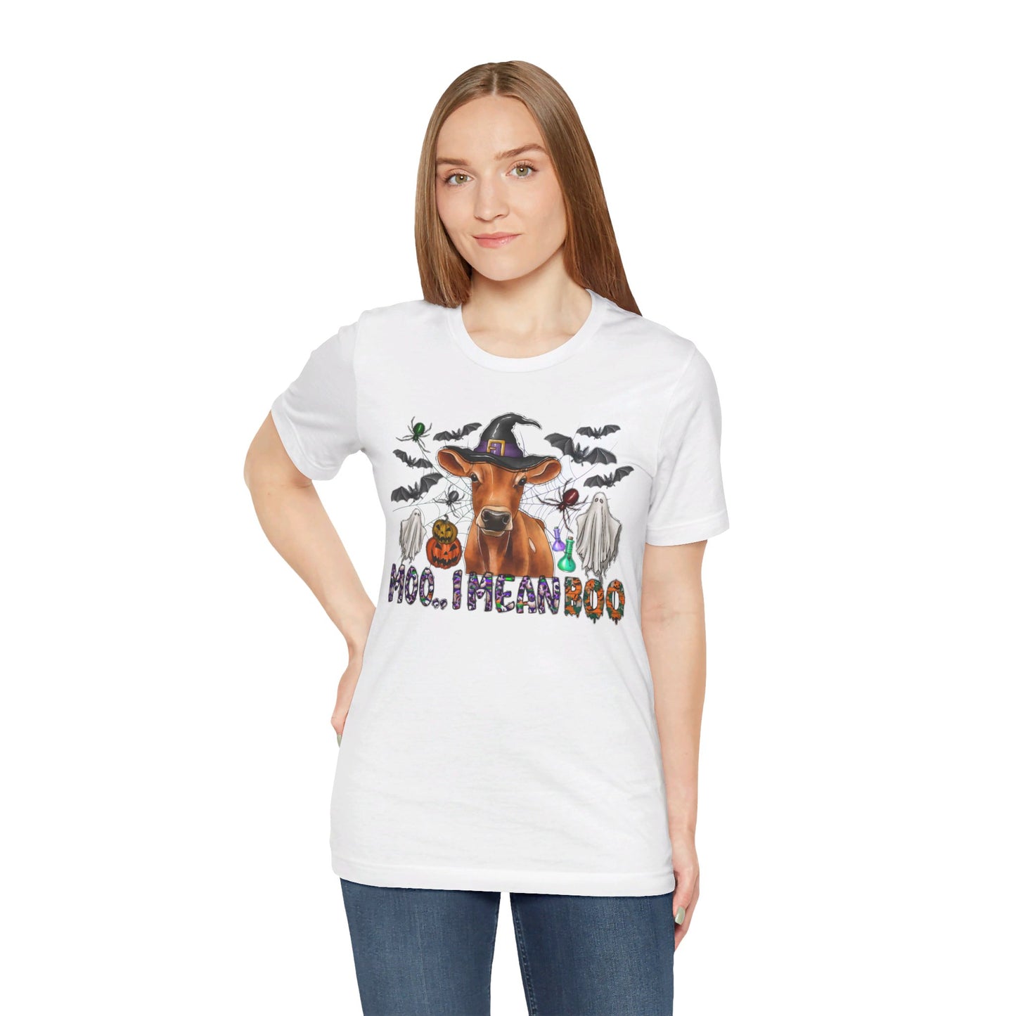 Halloween Cow Short Sleeve Tee