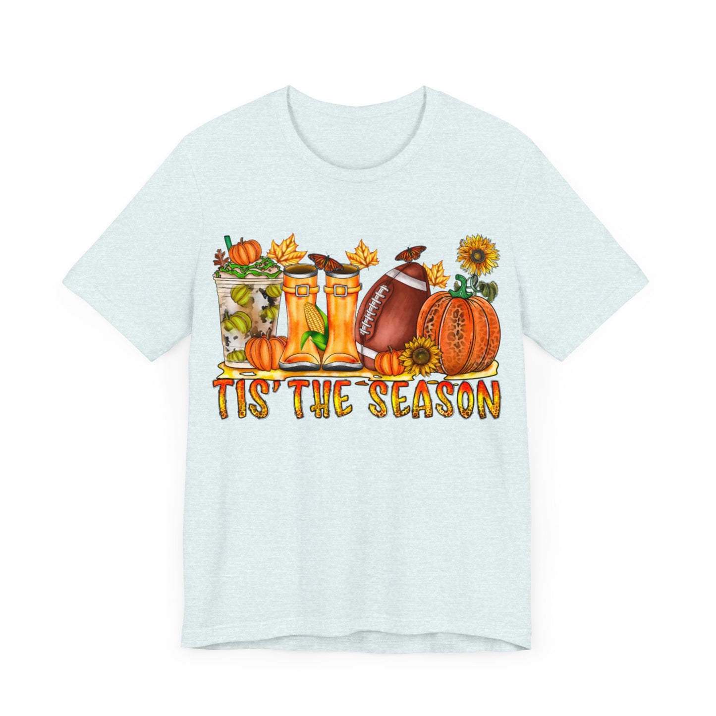 Fall Football Short Sleeve Tee