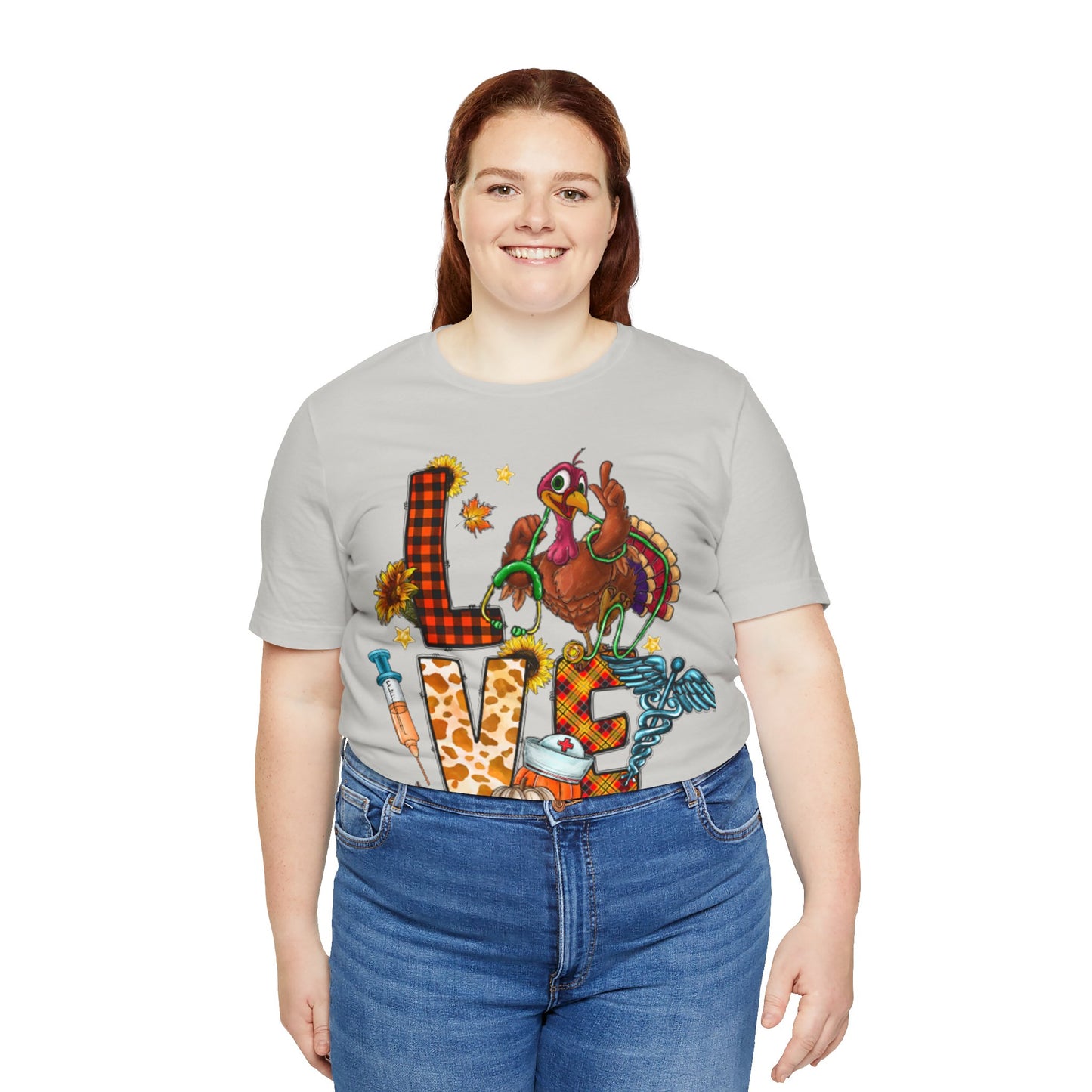 Thanksgiving Nurse Short Sleeve Tee