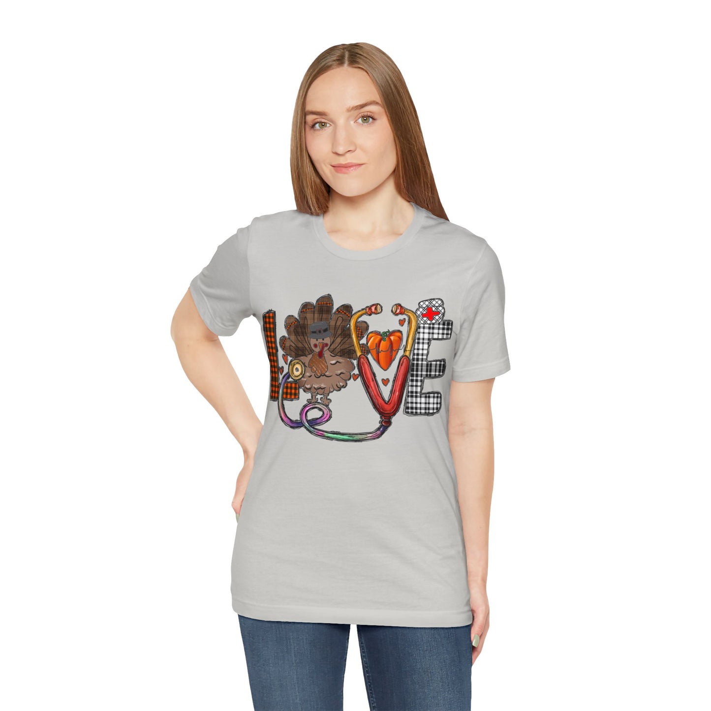 Thanksgiving Nurse Short Sleeve Tee