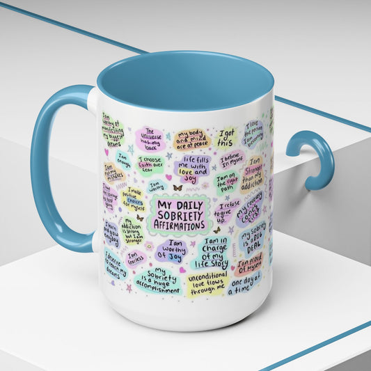 Sobriety Accent Coffee Mug (15oz)