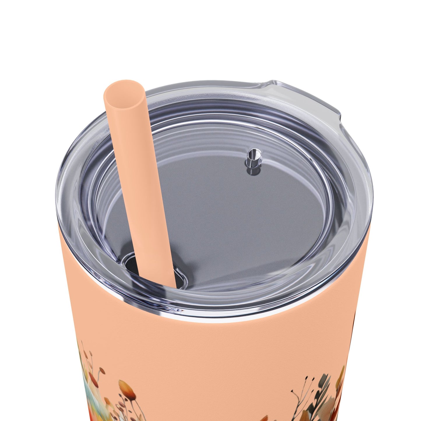 Skinny Tumbler with Straw, 20oz