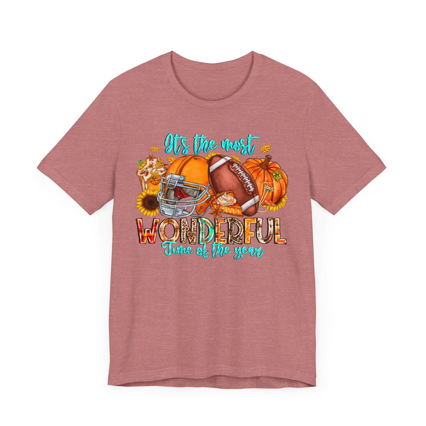 Fall Football Short Sleeve Tee