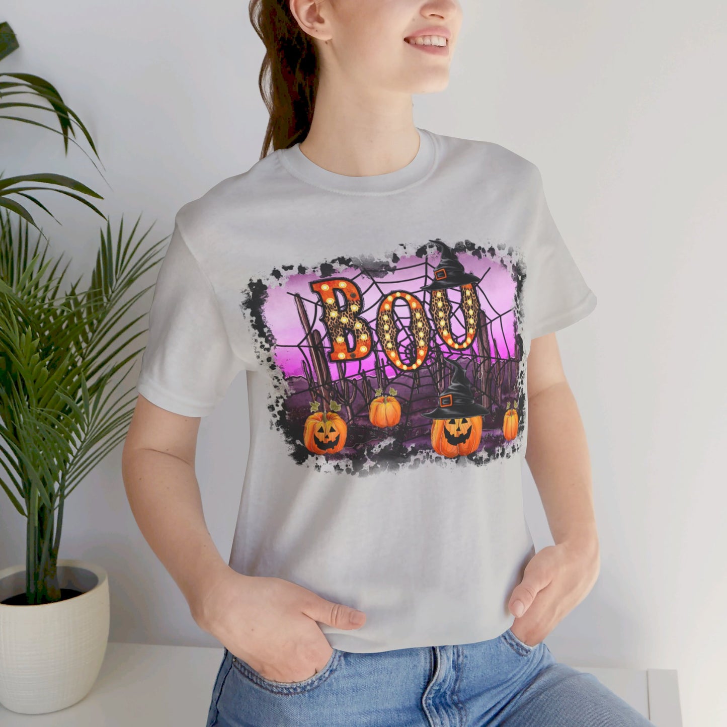 Halloween Boo Short Sleeve Tee