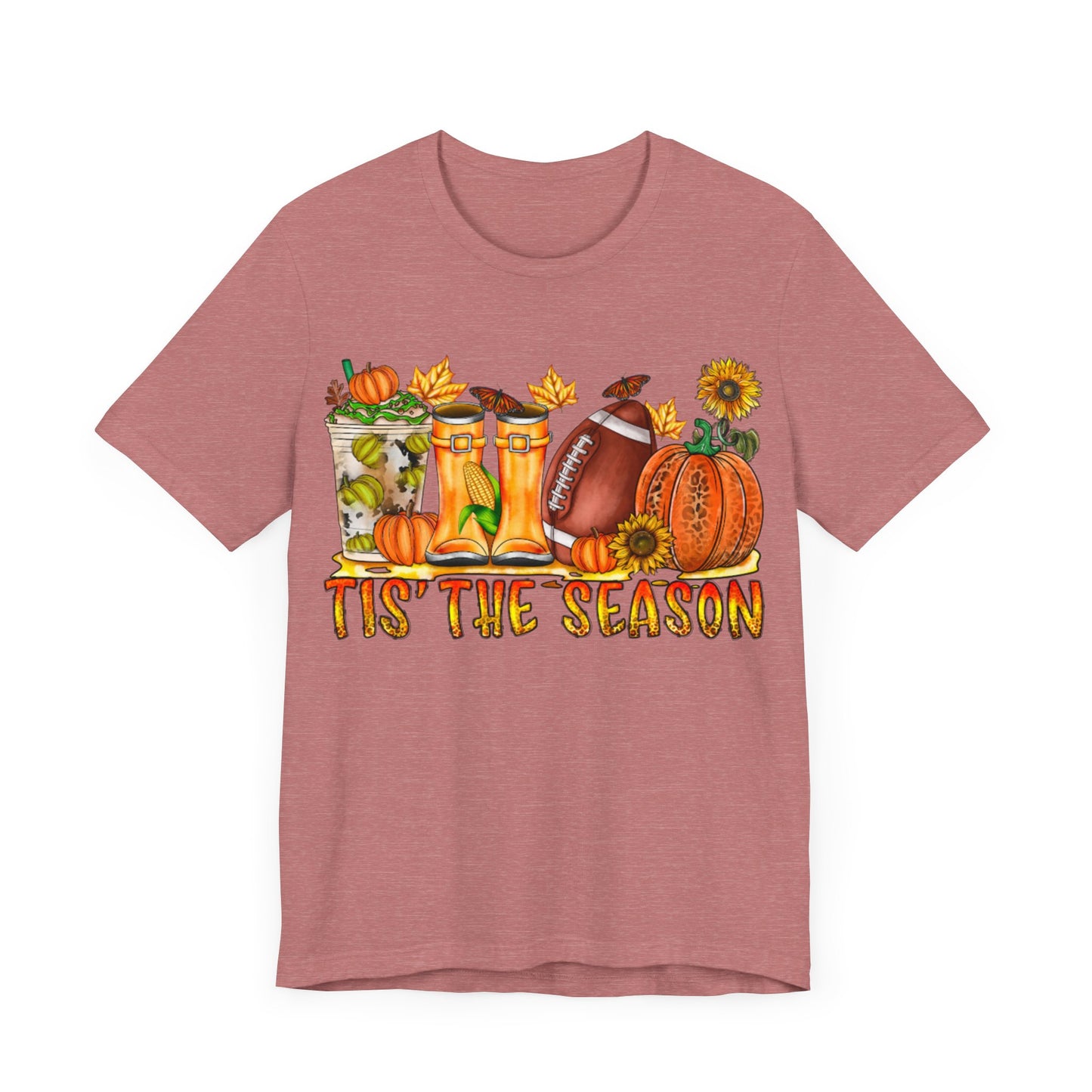 Fall Football Short Sleeve Tee