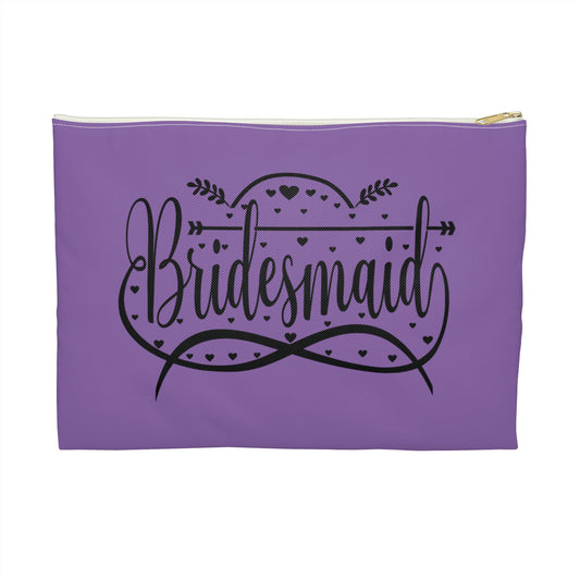 Purple Bridesmaid Accessory Pouch