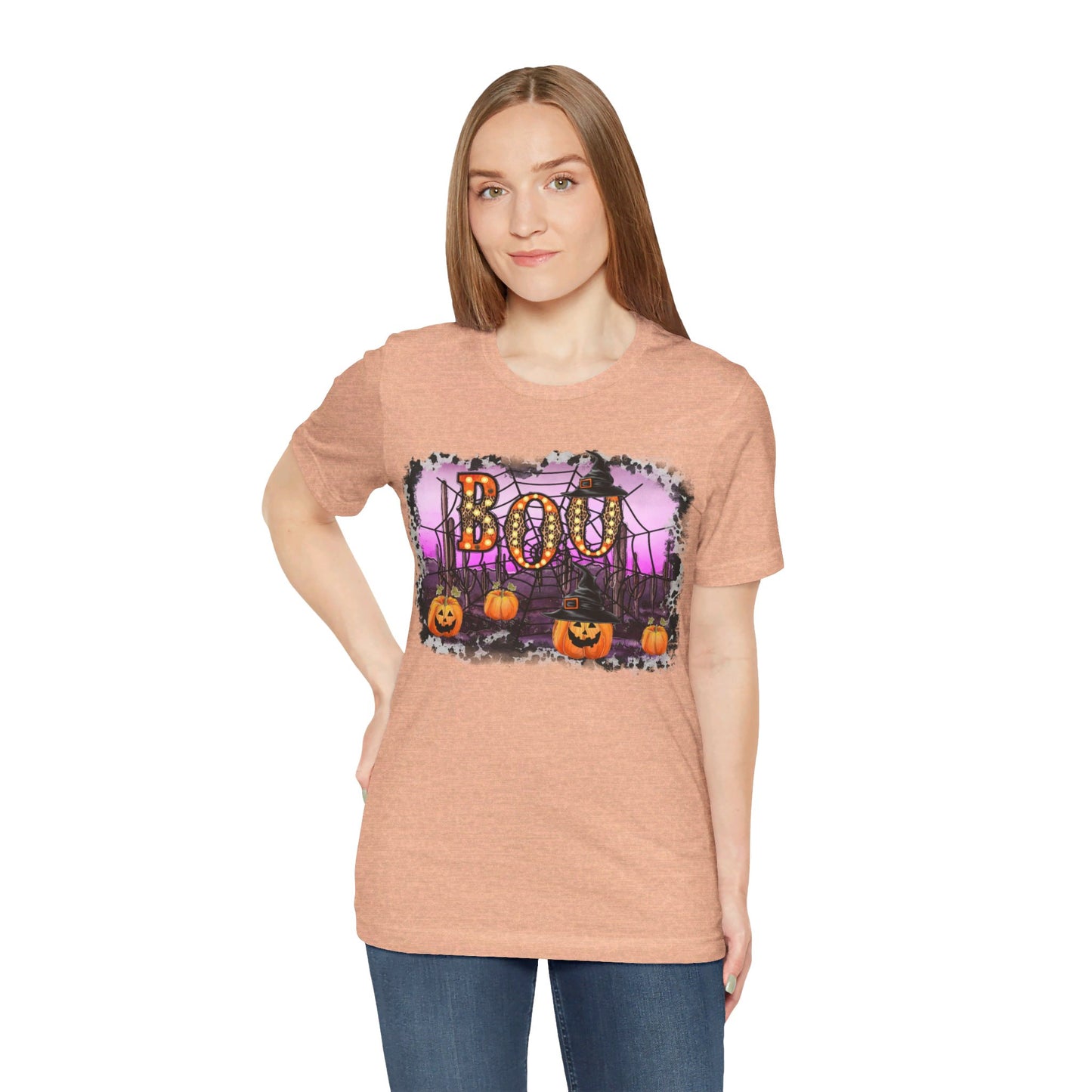 Halloween Boo Short Sleeve Tee