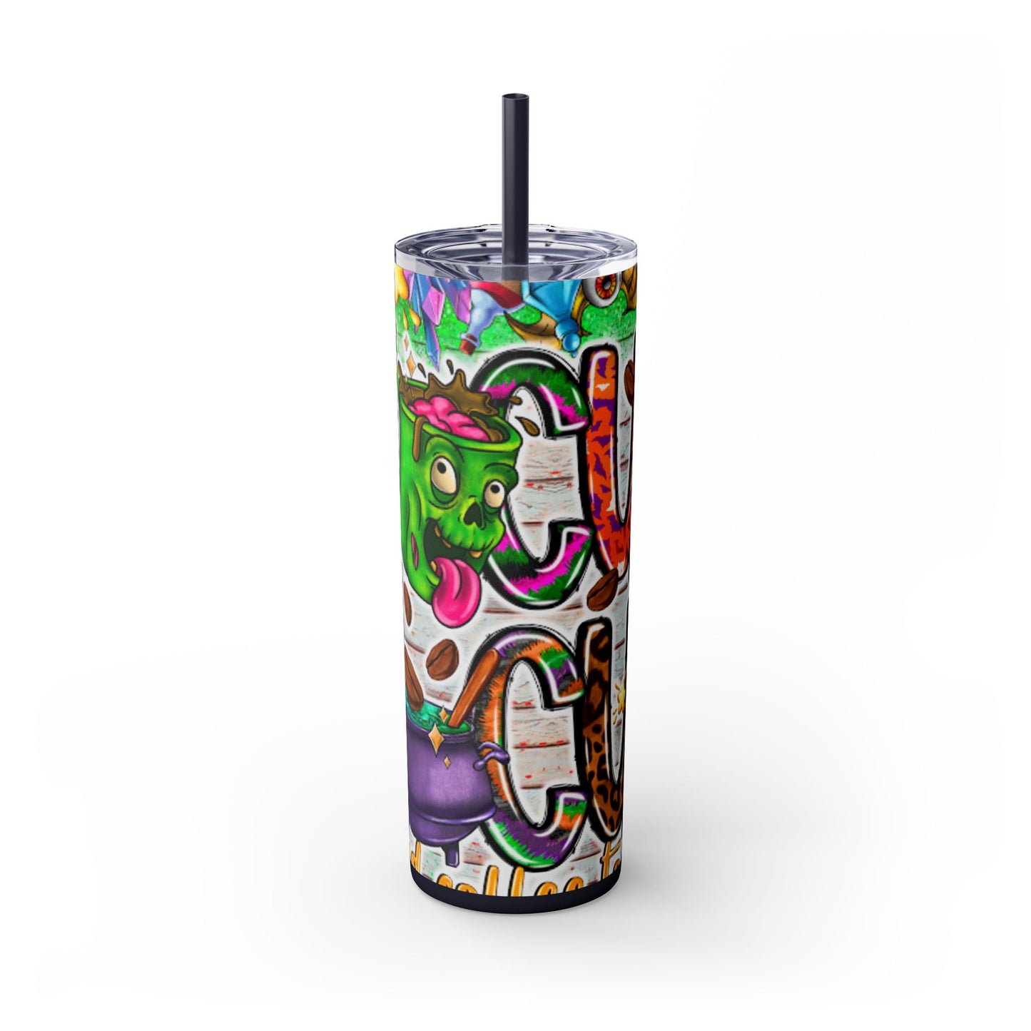 Hocus Pocus Skinny Tumbler with Straw, 20oz