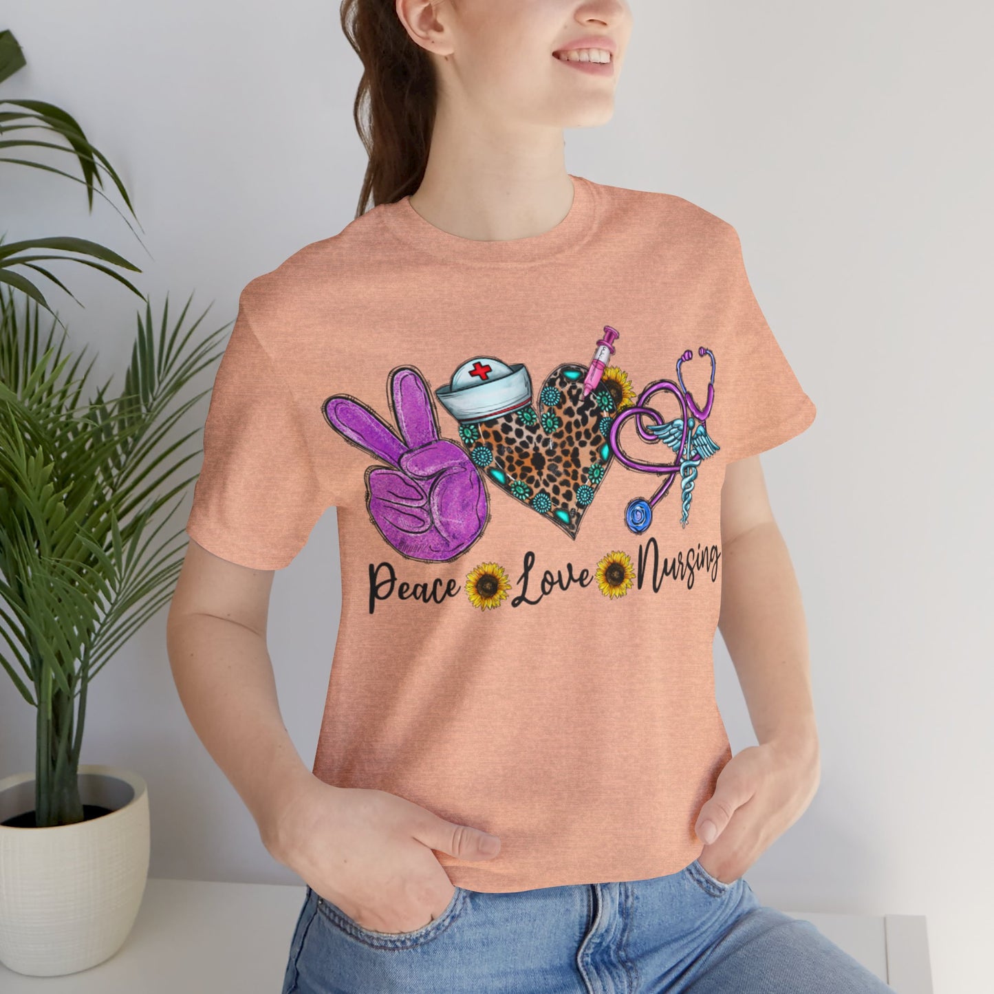 Peace Love Nursing Short Sleeve Tee