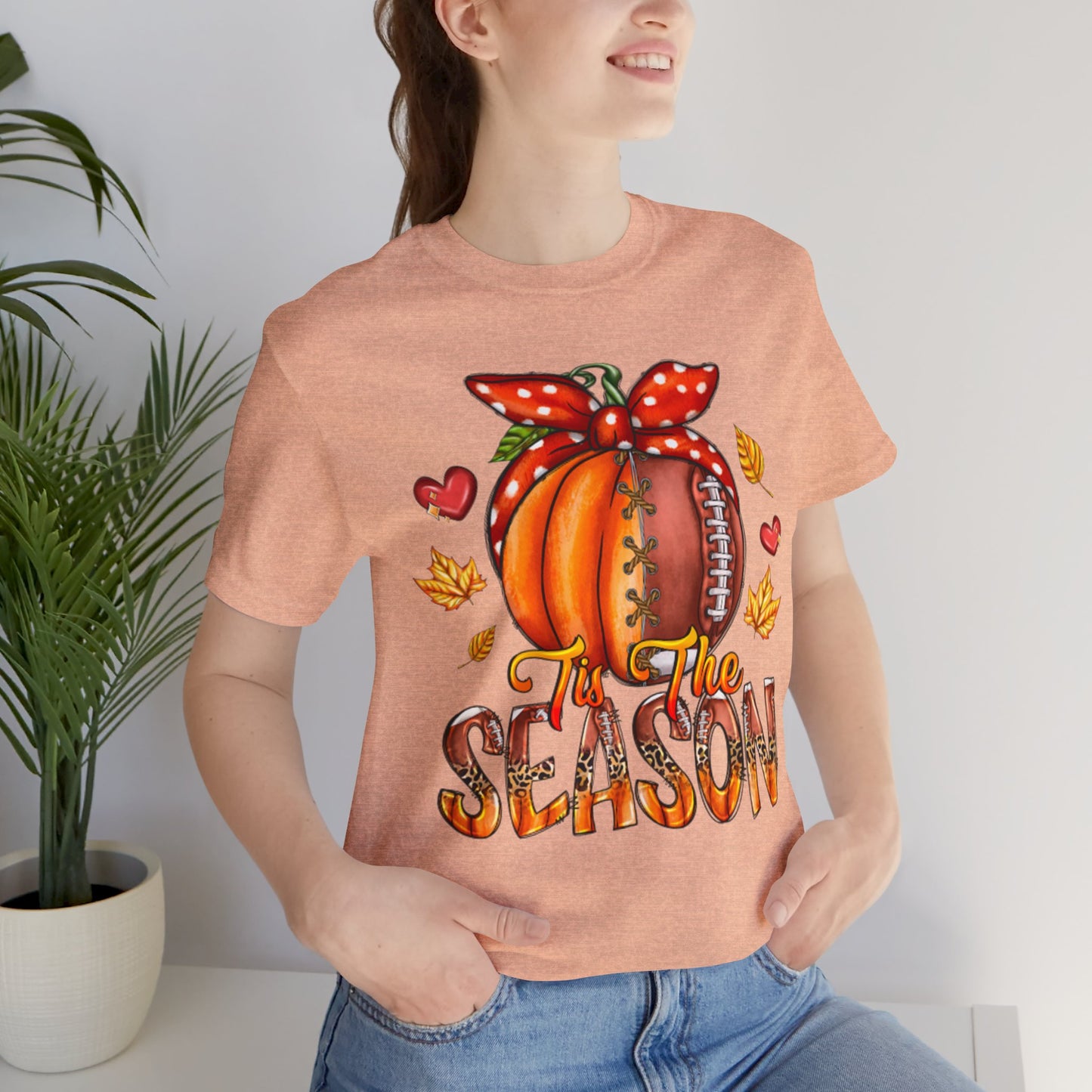 Fall Football Short Sleeve Tee