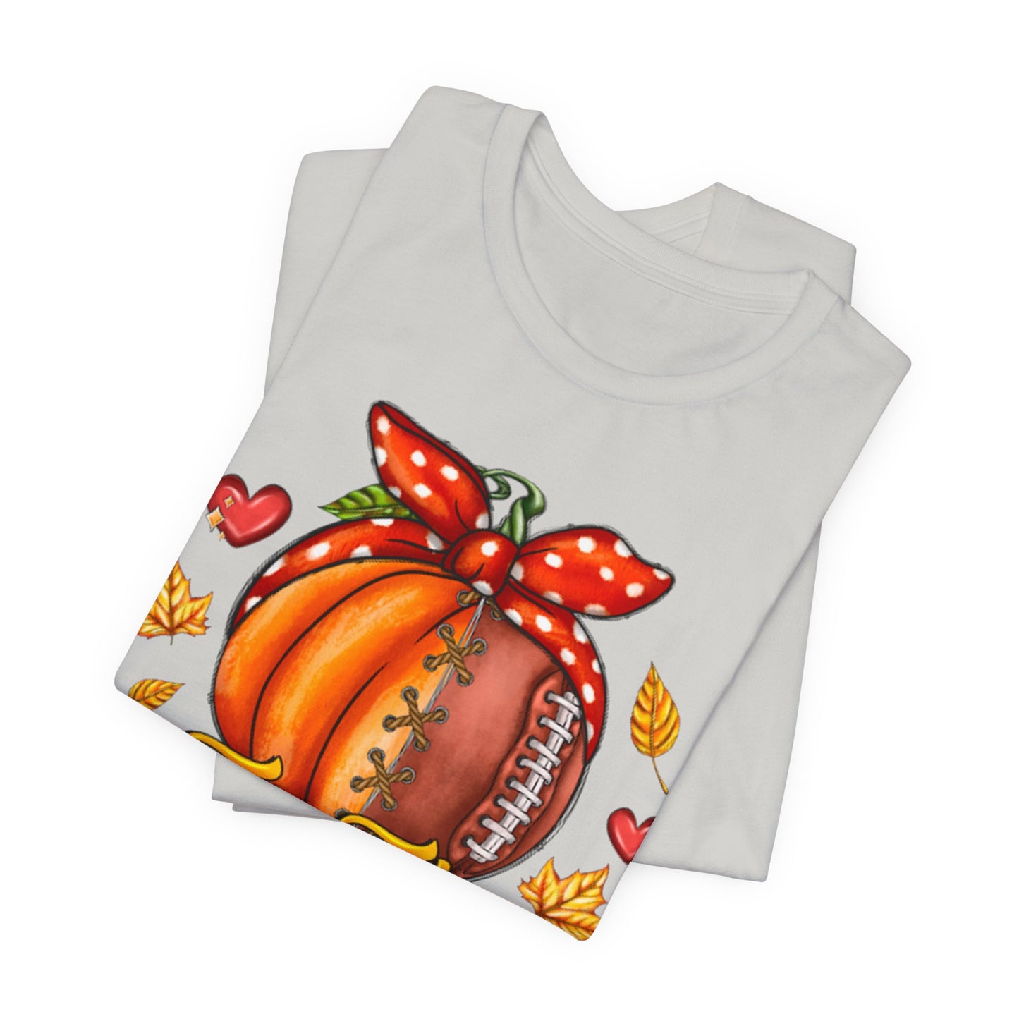 Fall Football Short Sleeve Tee