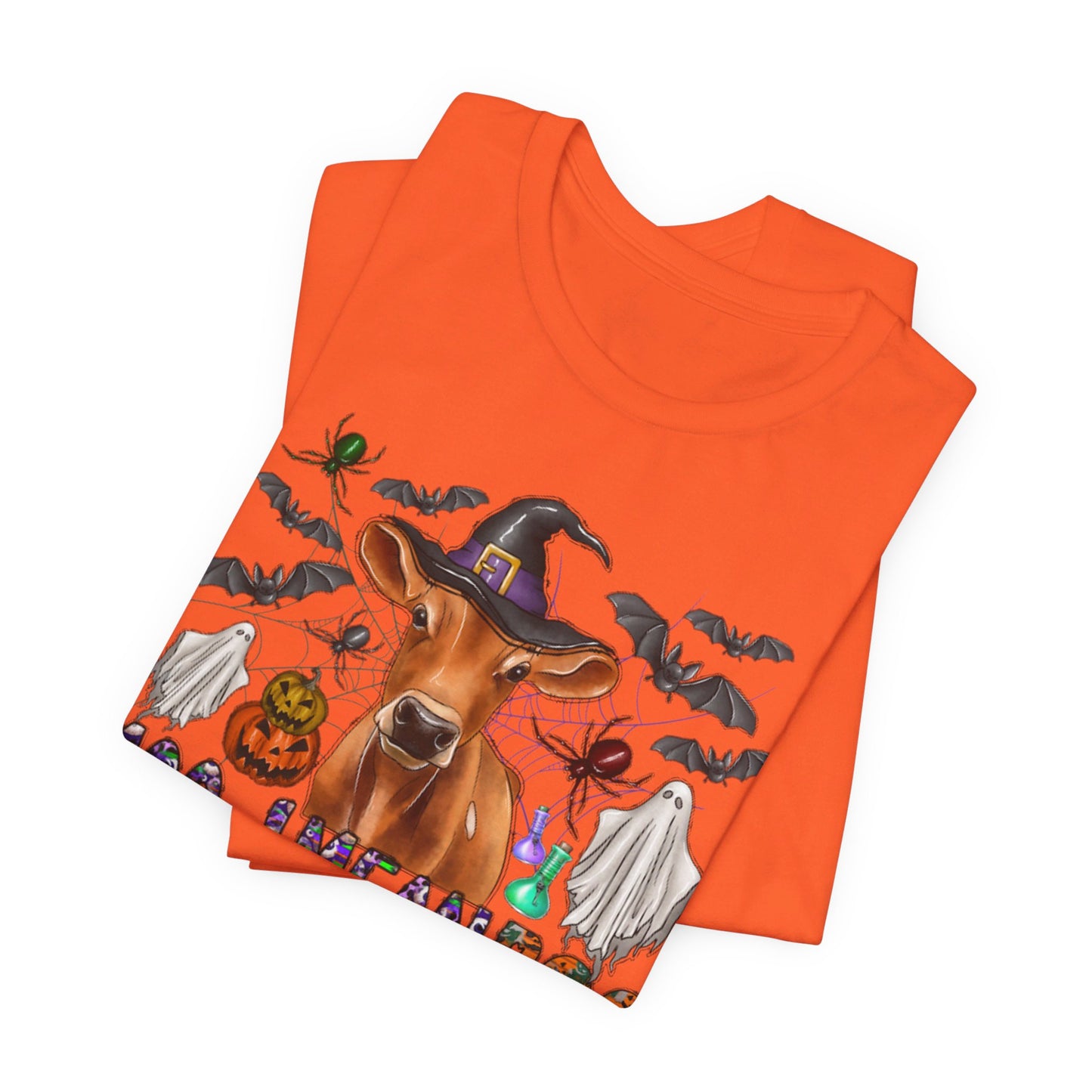 Halloween Cow Short Sleeve Tee