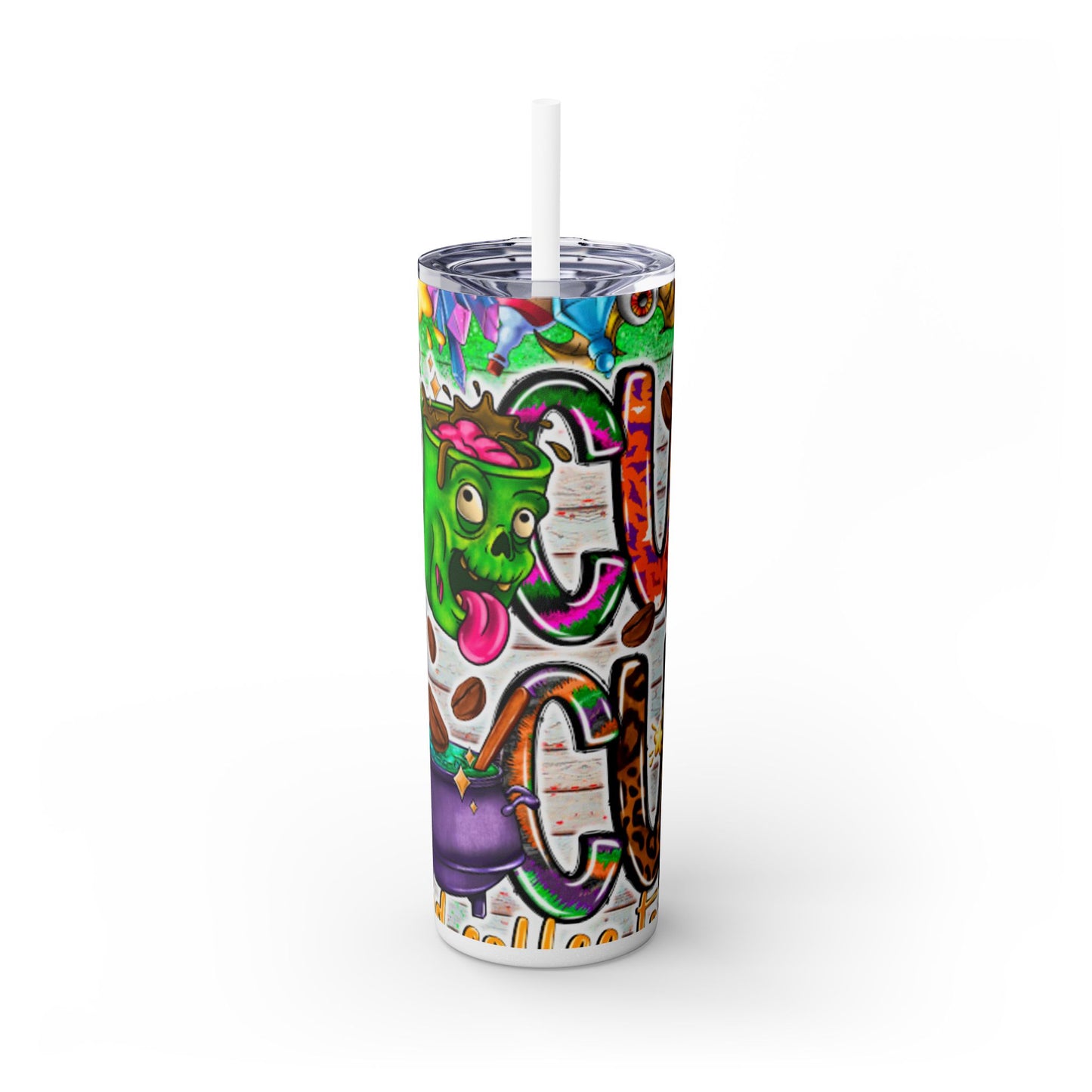 Hocus Pocus Skinny Tumbler with Straw, 20oz