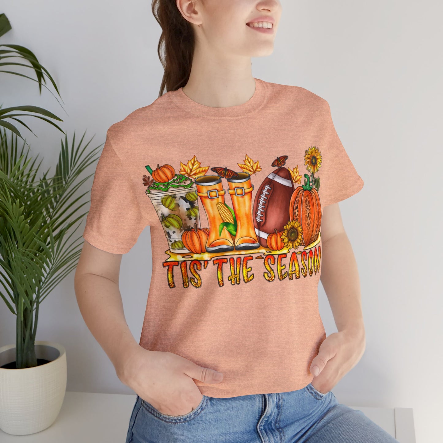 Fall Football Short Sleeve Tee