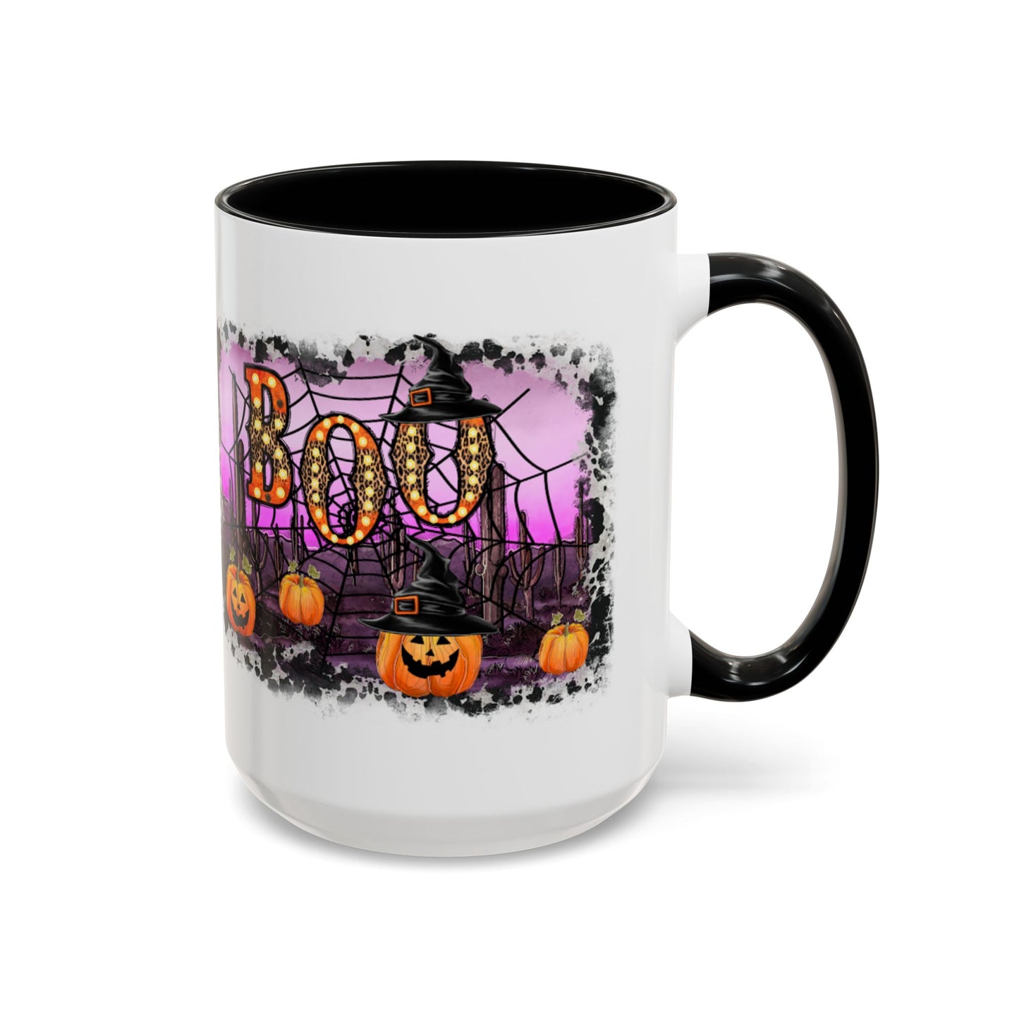 Halloween Boo Accent Coffee Mug (11, 15oz)