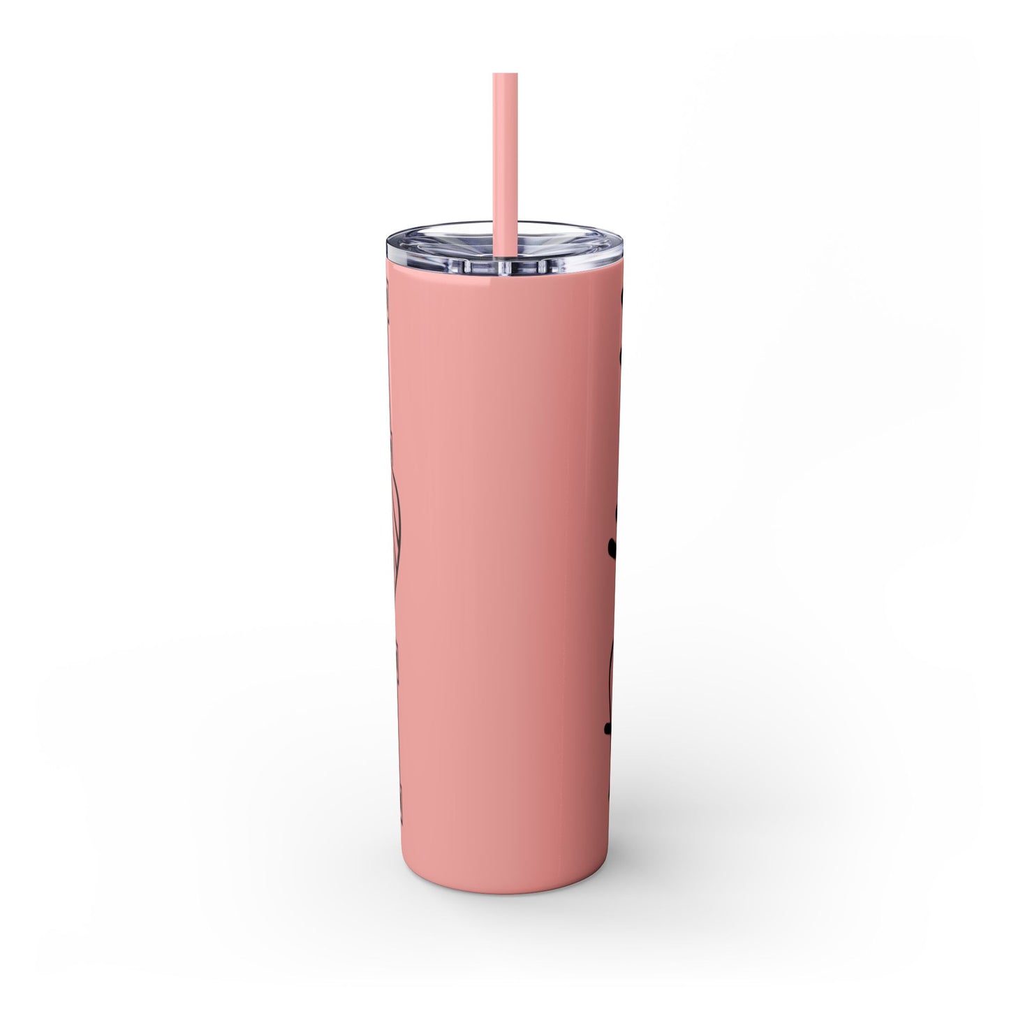 Football Mom Skinny Tumbler with Straw, 20oz