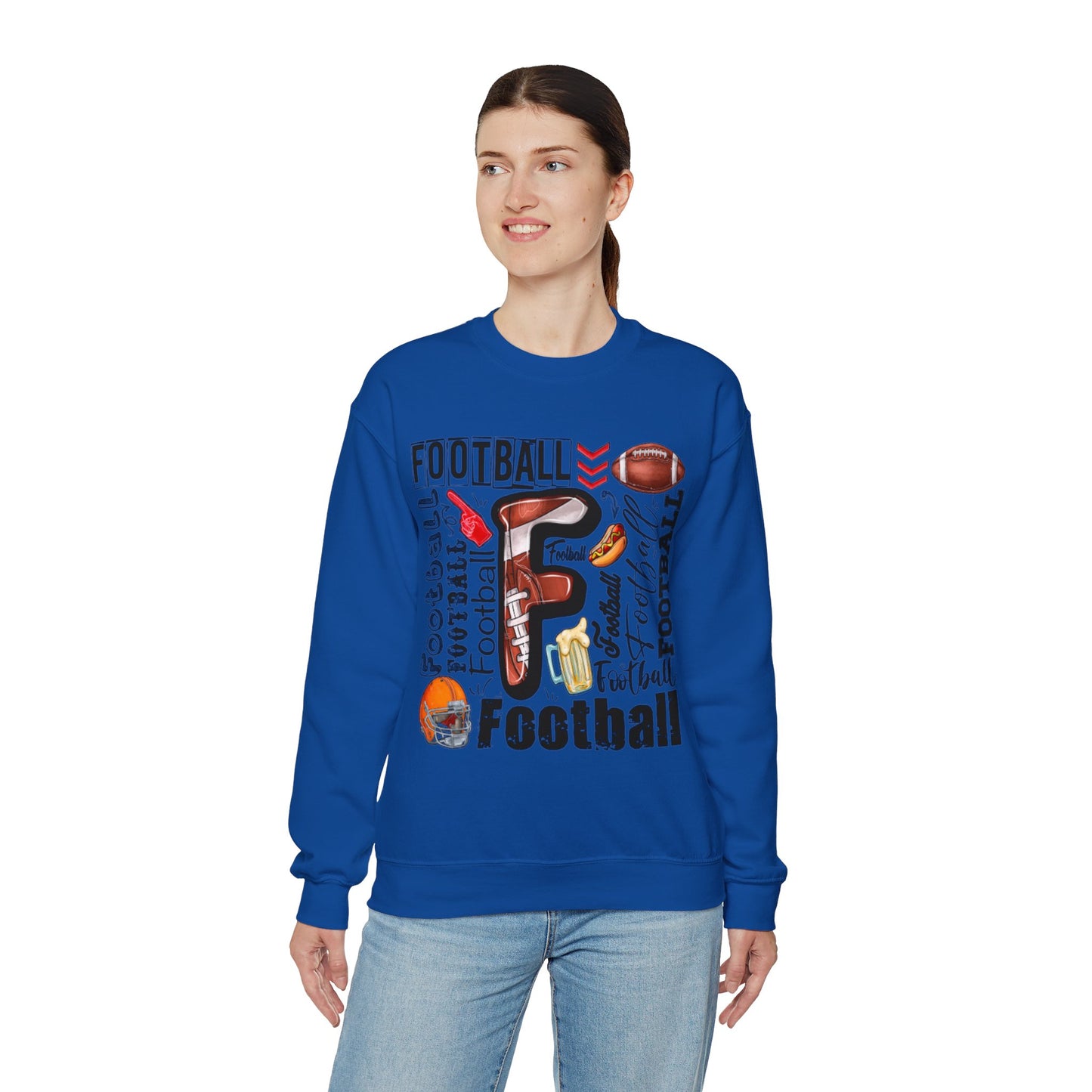 Football Crewneck Sweatshirt