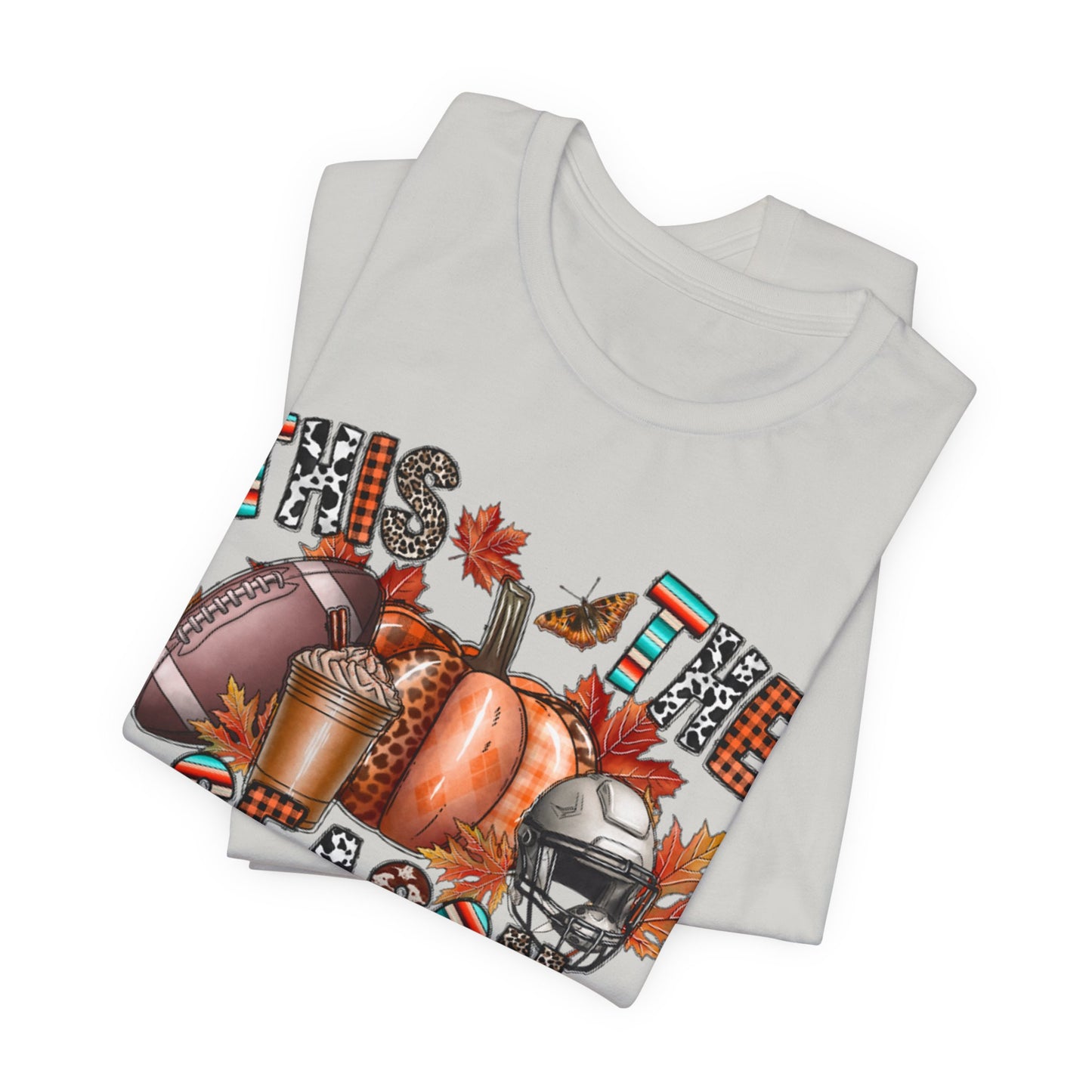 Fall Football Short Sleeve Tee