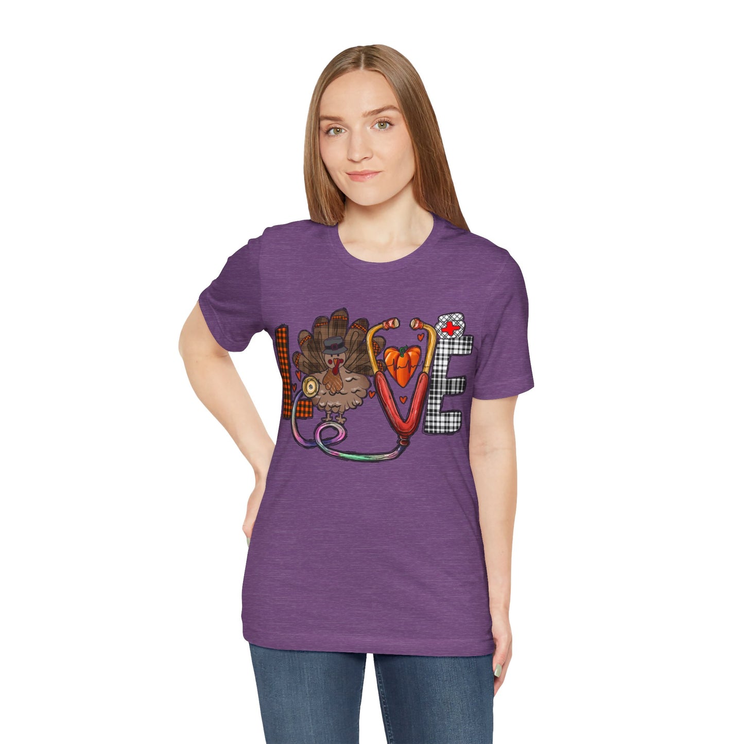 Thanksgiving Nurse Short Sleeve Tee