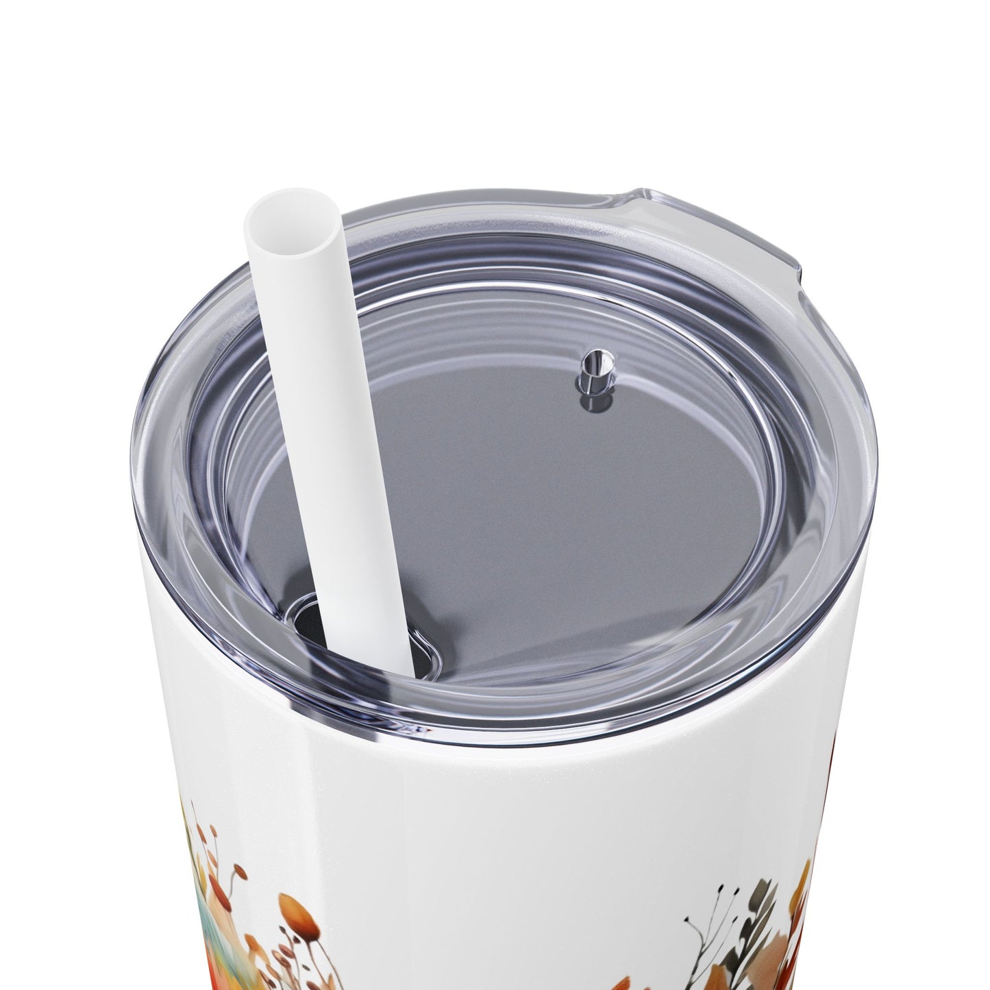 Skinny Tumbler with Straw, 20oz