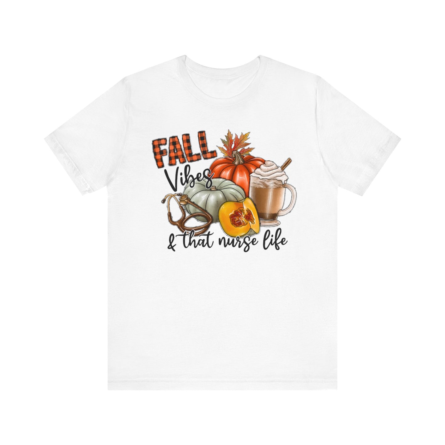 Fall Nurse Short Sleeve Tee