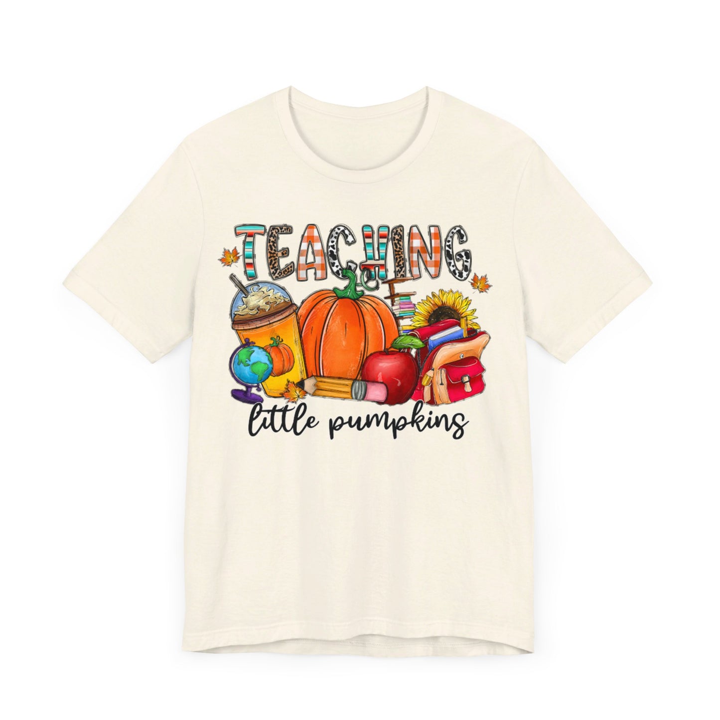 Fall Halloween Teacher Short Sleeve Tee