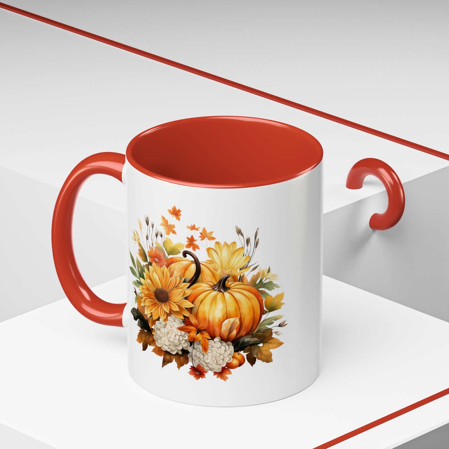 Fall Accent Coffee Mug (11, 15oz)