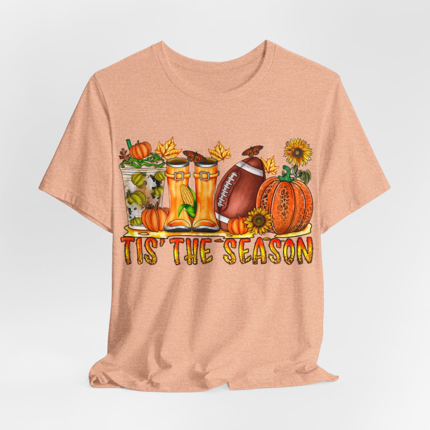 Fall Football Short Sleeve Tee