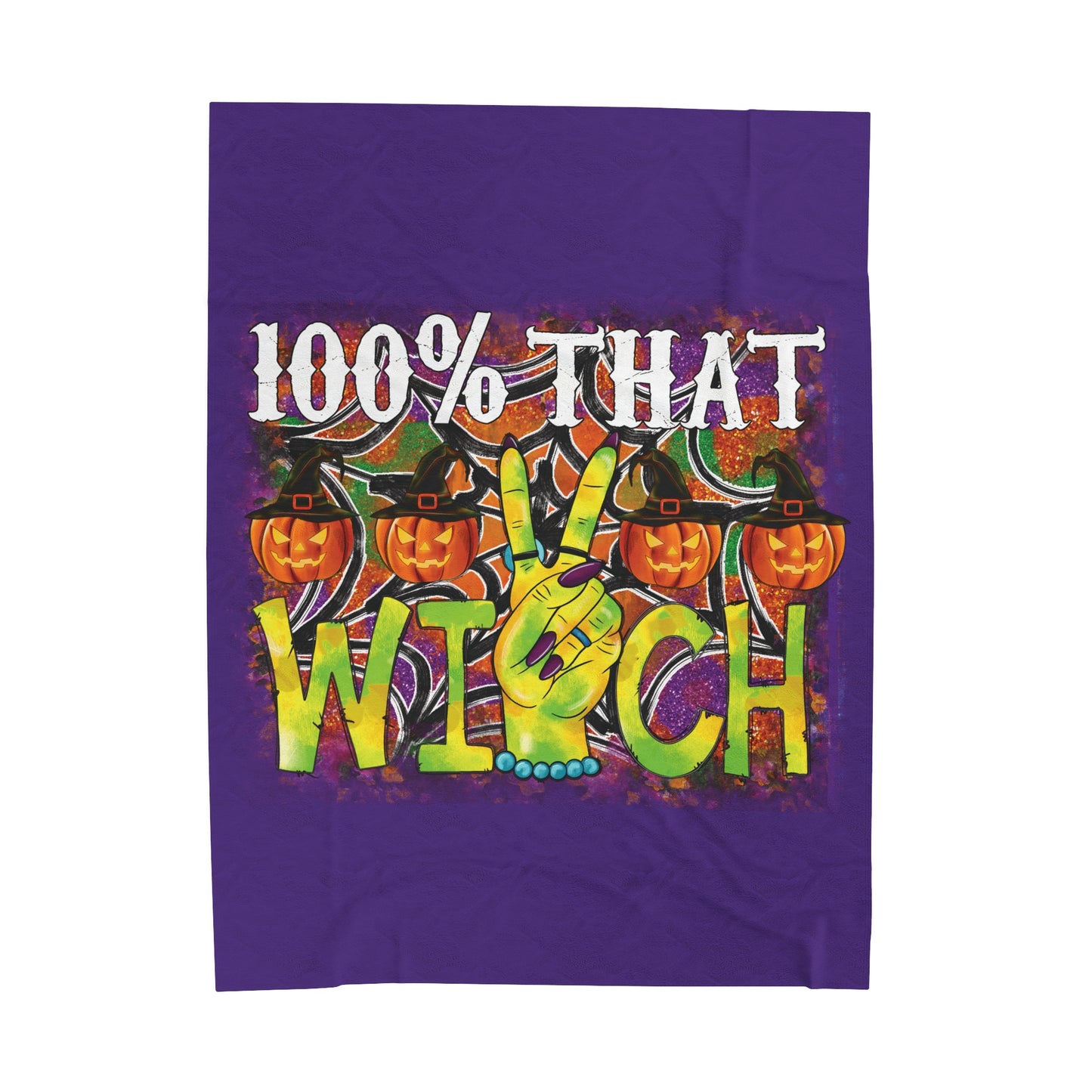 Halloween Velveteen Plush Blanket