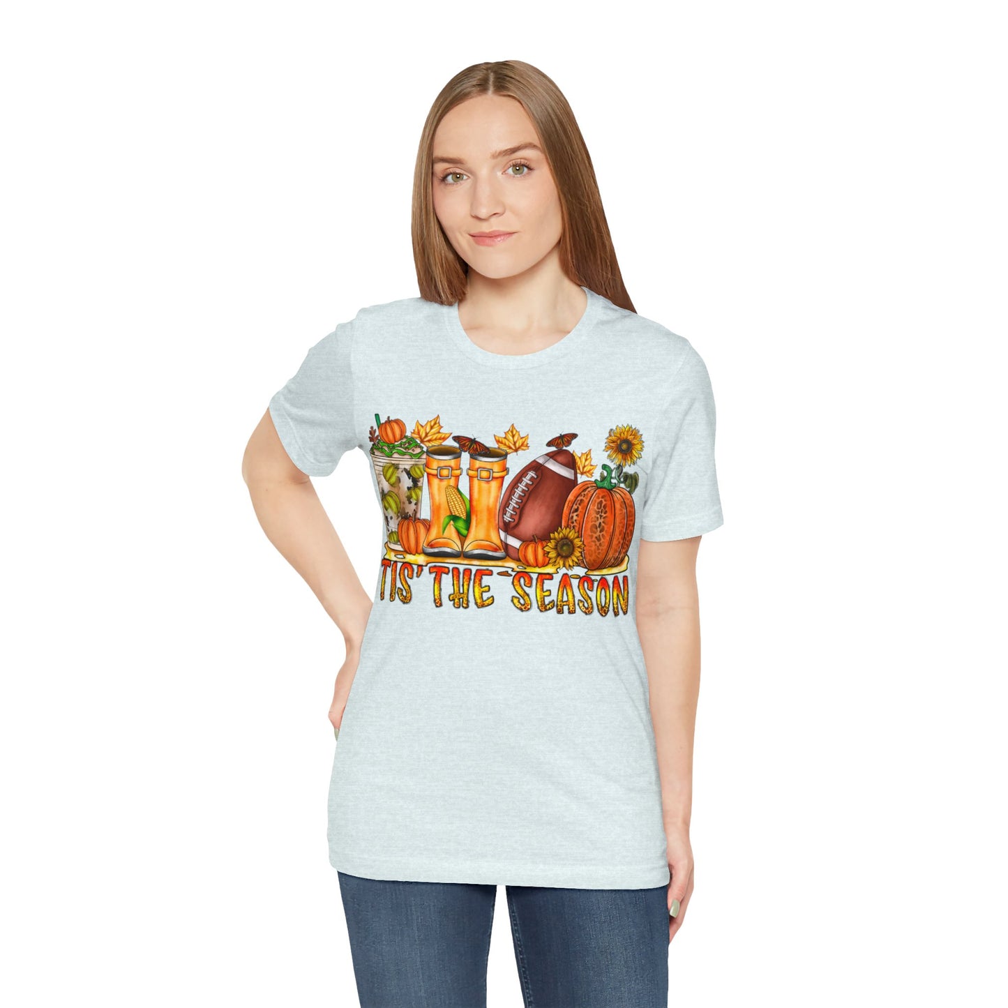 Fall Football Short Sleeve Tee