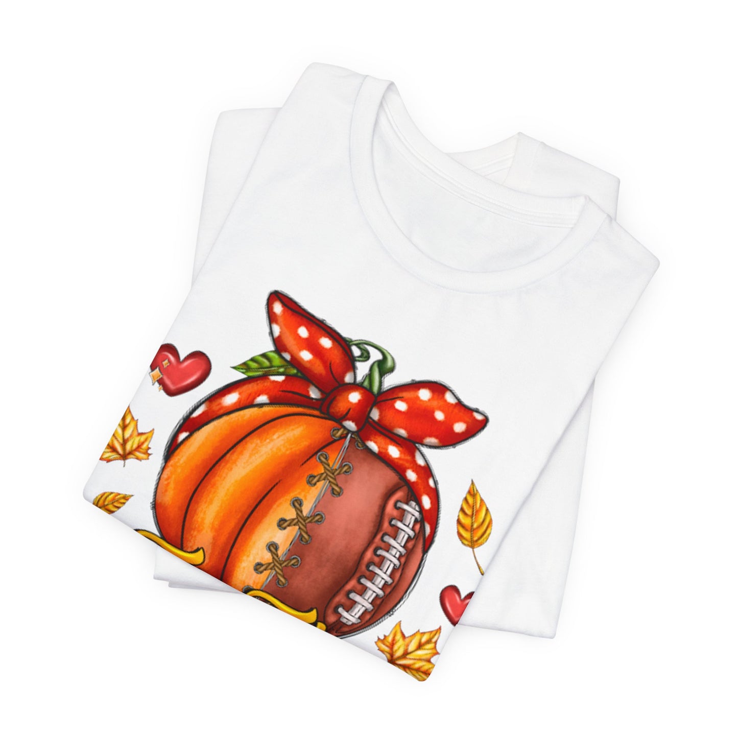 Fall Football Short Sleeve Tee