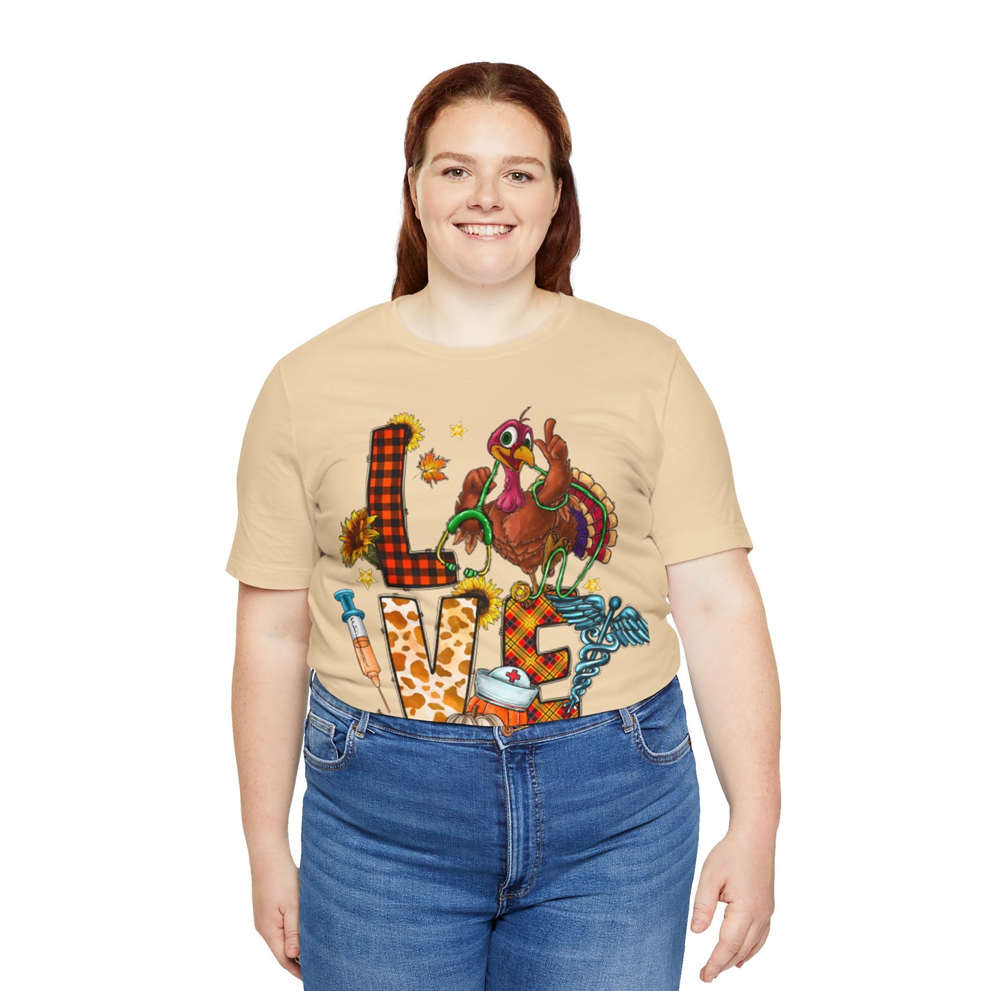 Thanksgiving Nurse Short Sleeve Tee