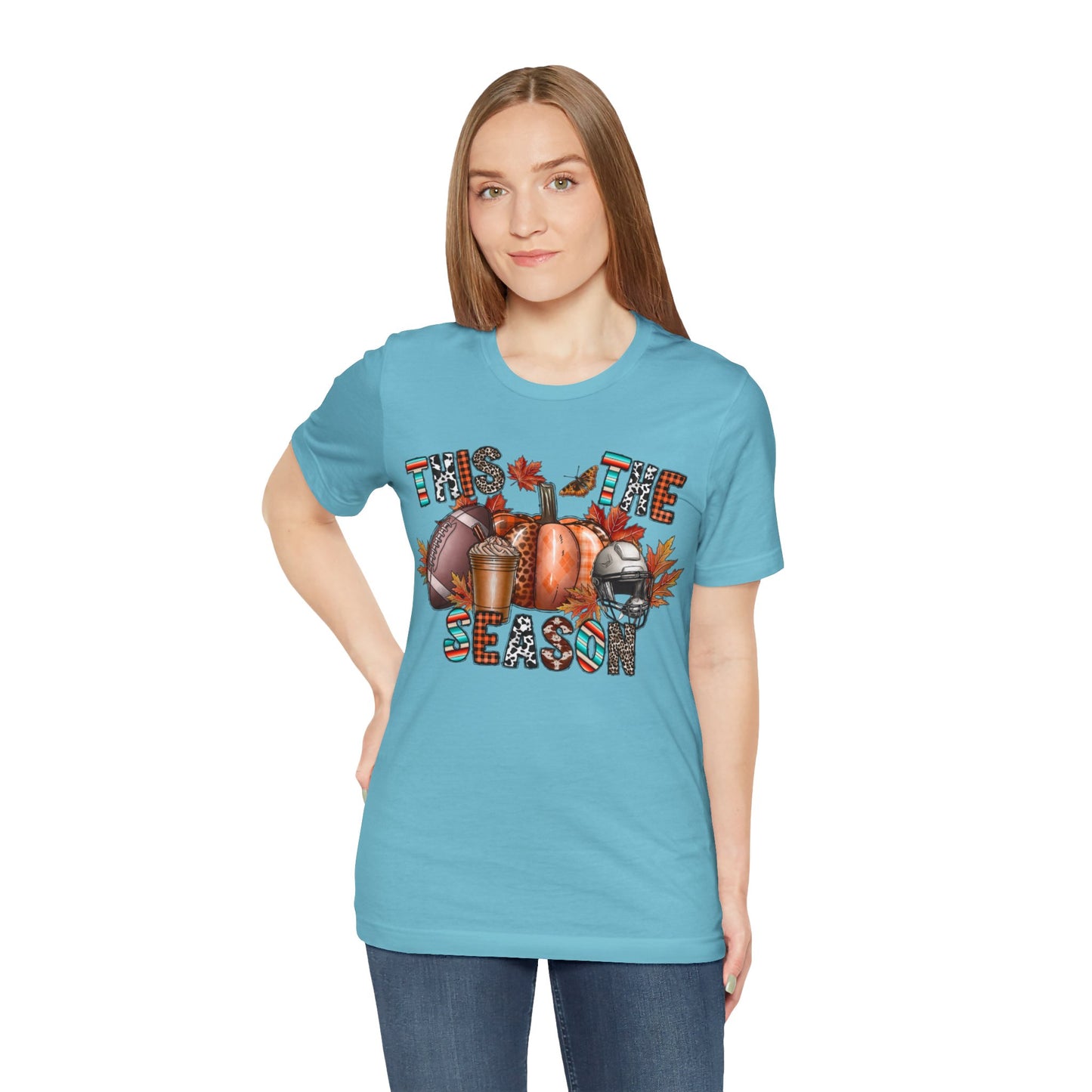 Fall Football Short Sleeve Tee