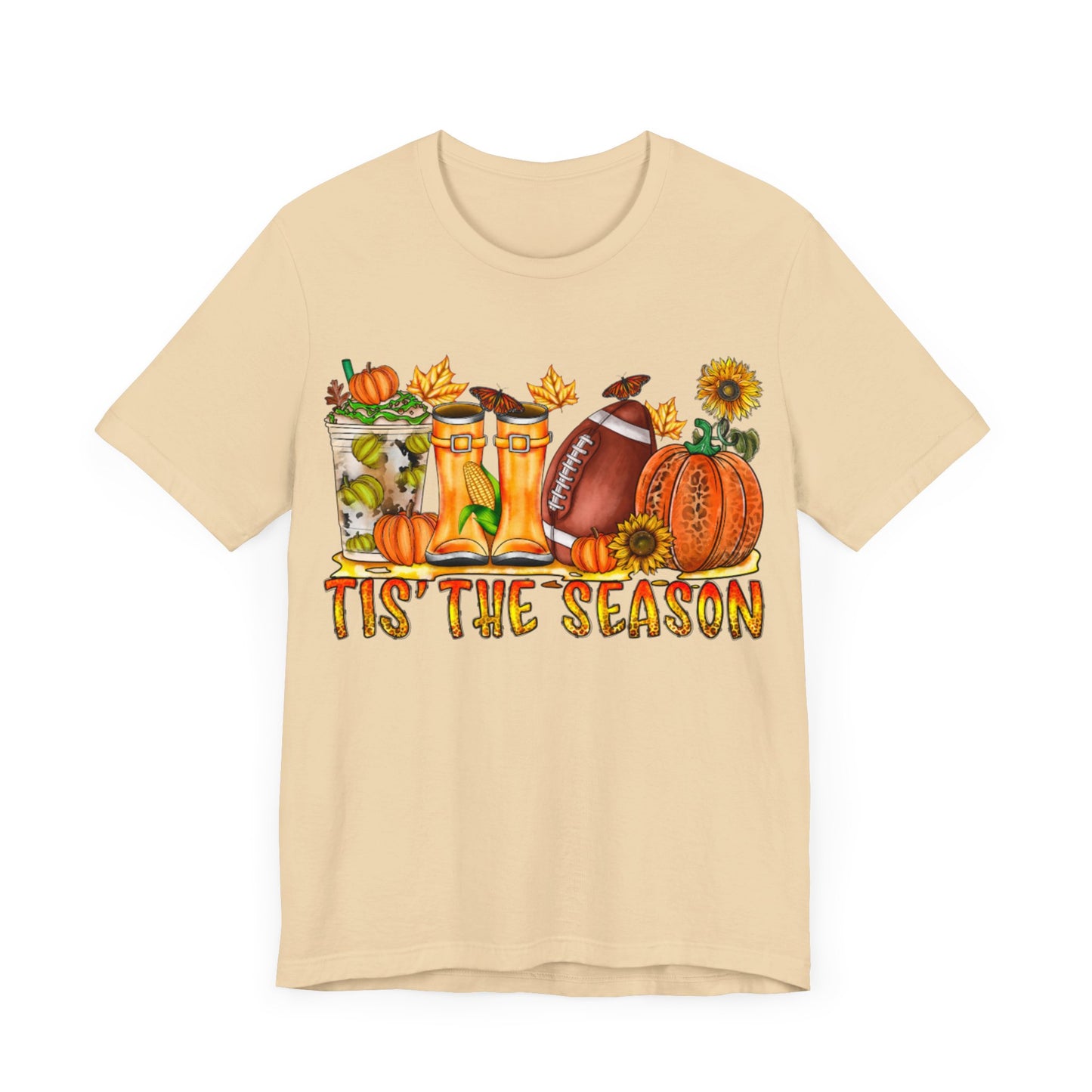 Fall Football Short Sleeve Tee