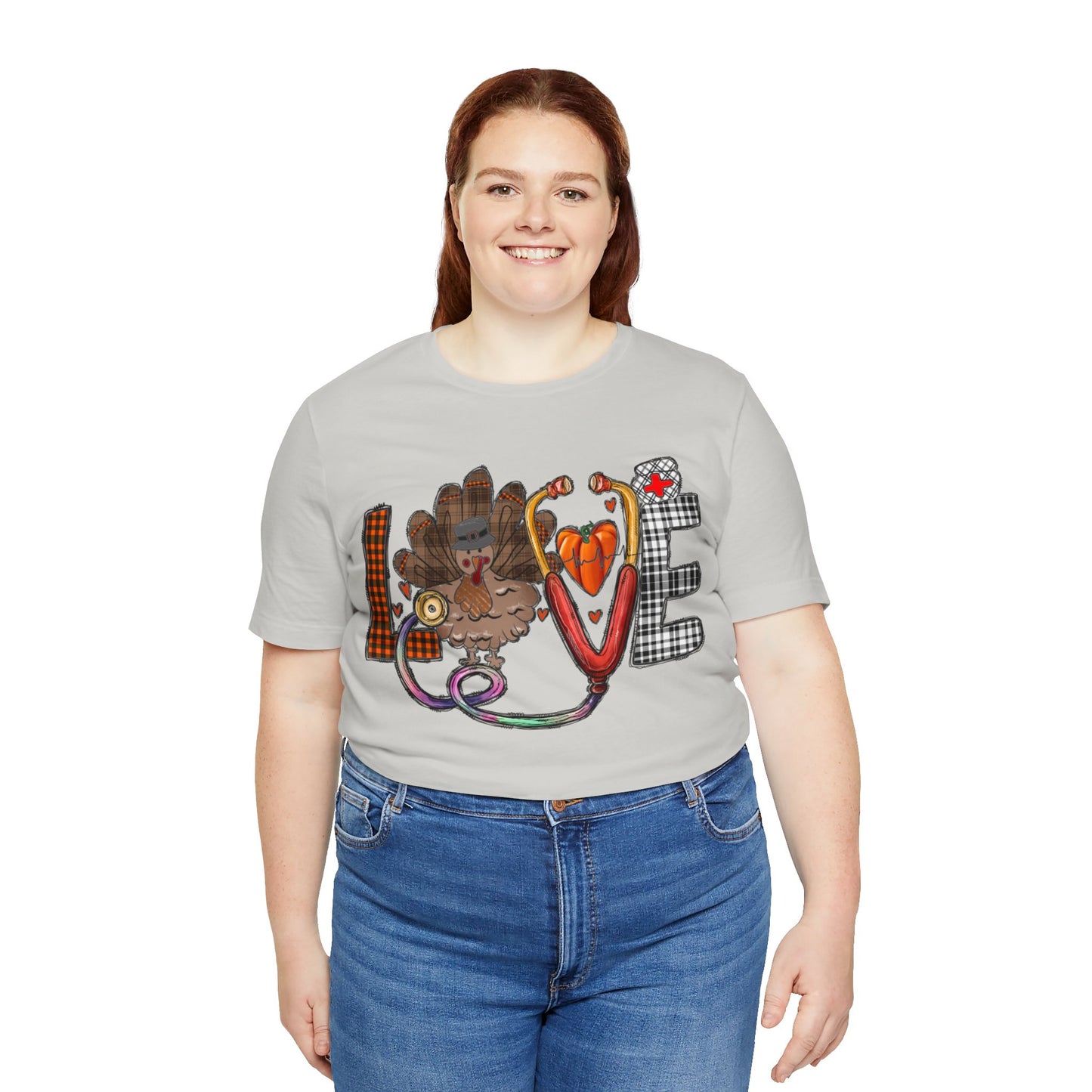 Thanksgiving Nurse Short Sleeve Tee