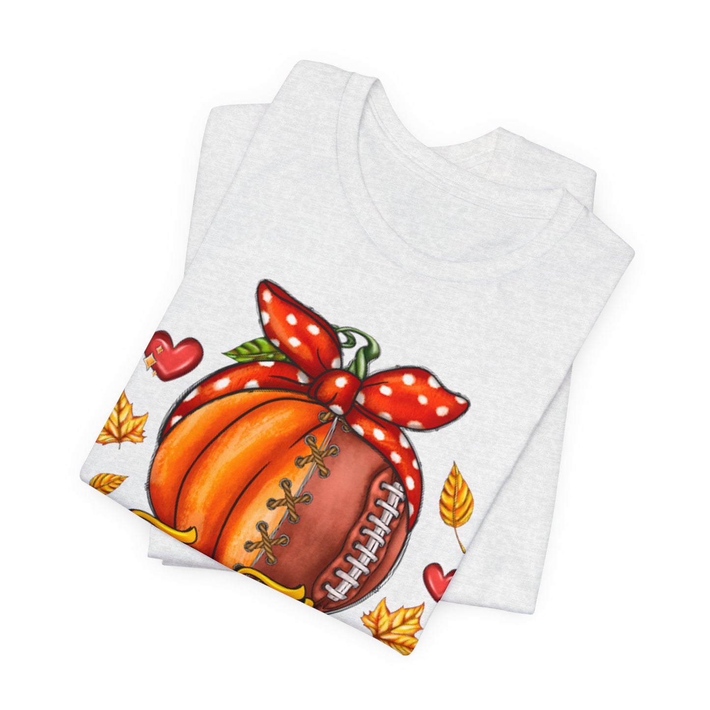 Fall Football Short Sleeve Tee