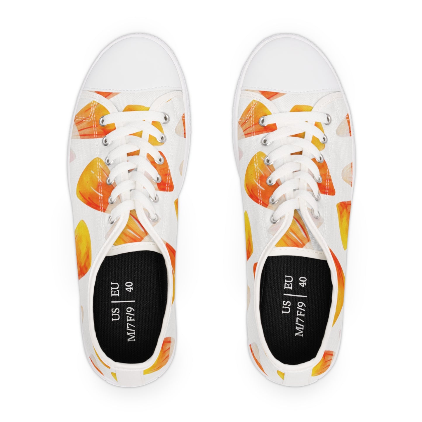 Candy Corn Women's Low Top Sneakers