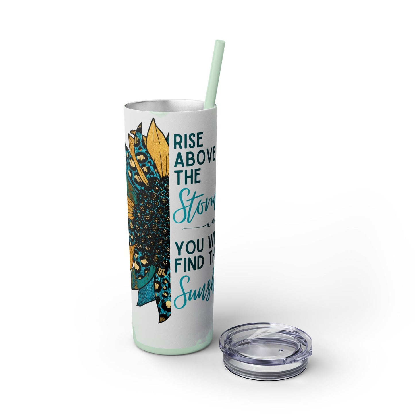 Skinny Tumbler with Straw, 20oz