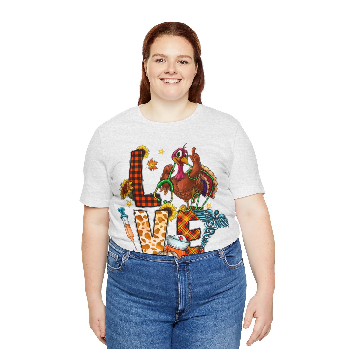 Thanksgiving Nurse Short Sleeve Tee