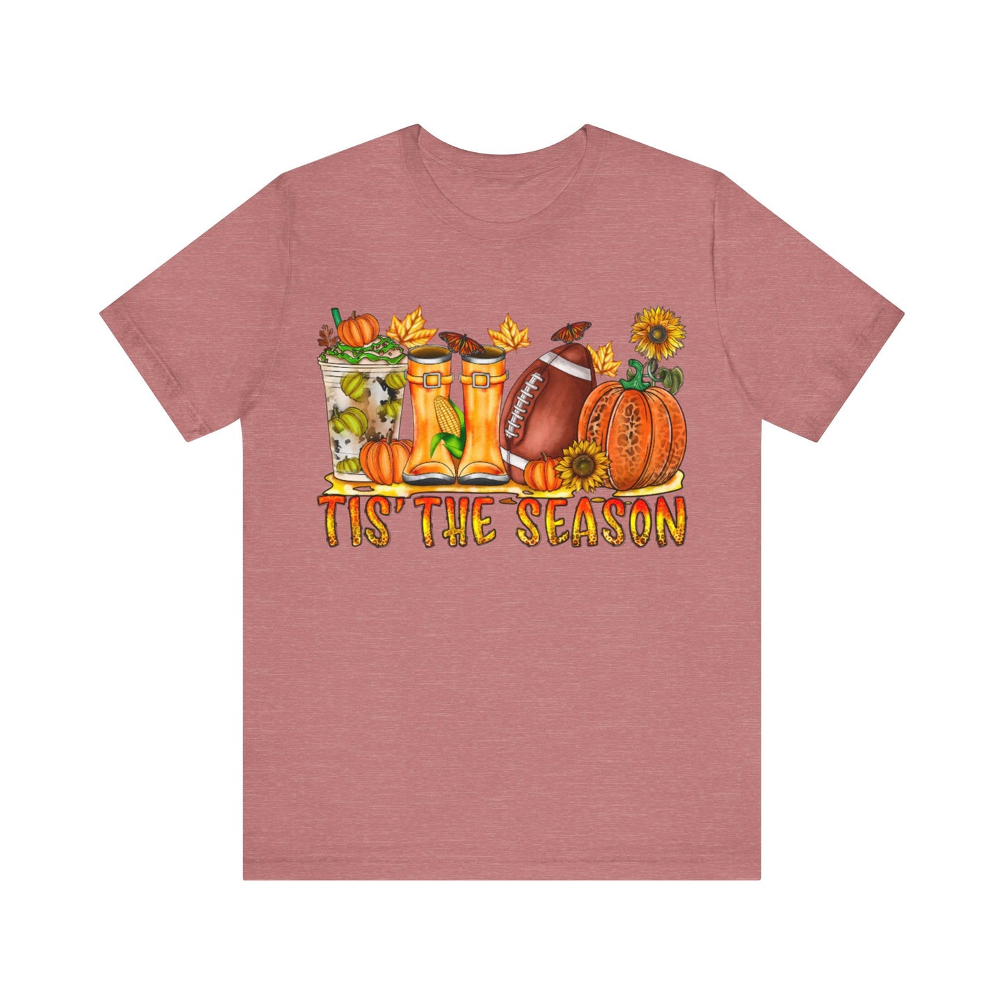 Fall Football Short Sleeve Tee