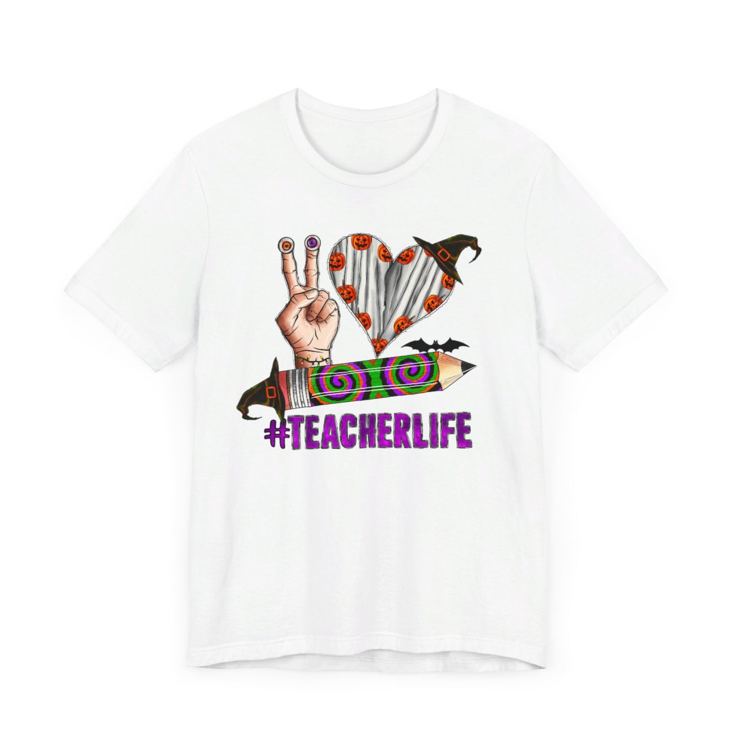 Halloween Teacher Short Sleeve Tee