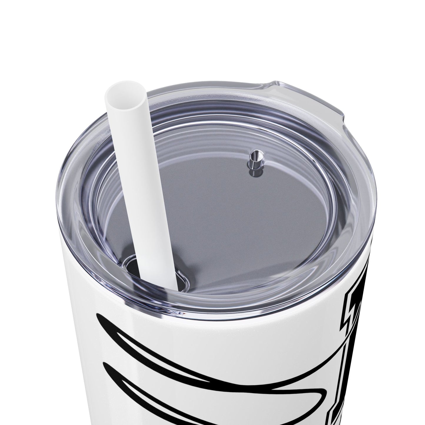 Football Mom Skinny Tumbler with Straw, 20oz