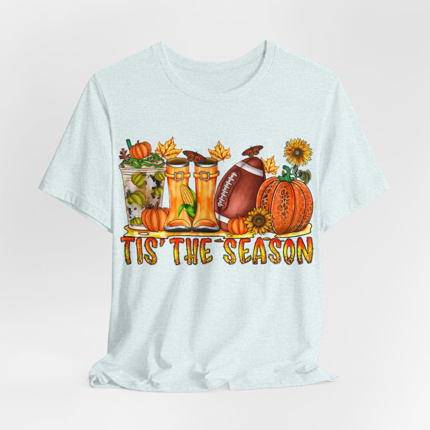 Fall Football Short Sleeve Tee