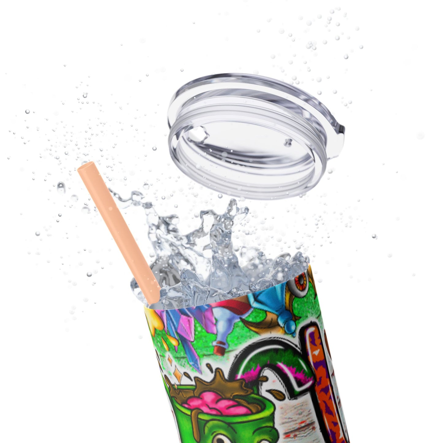 Hocus Pocus Skinny Tumbler with Straw, 20oz