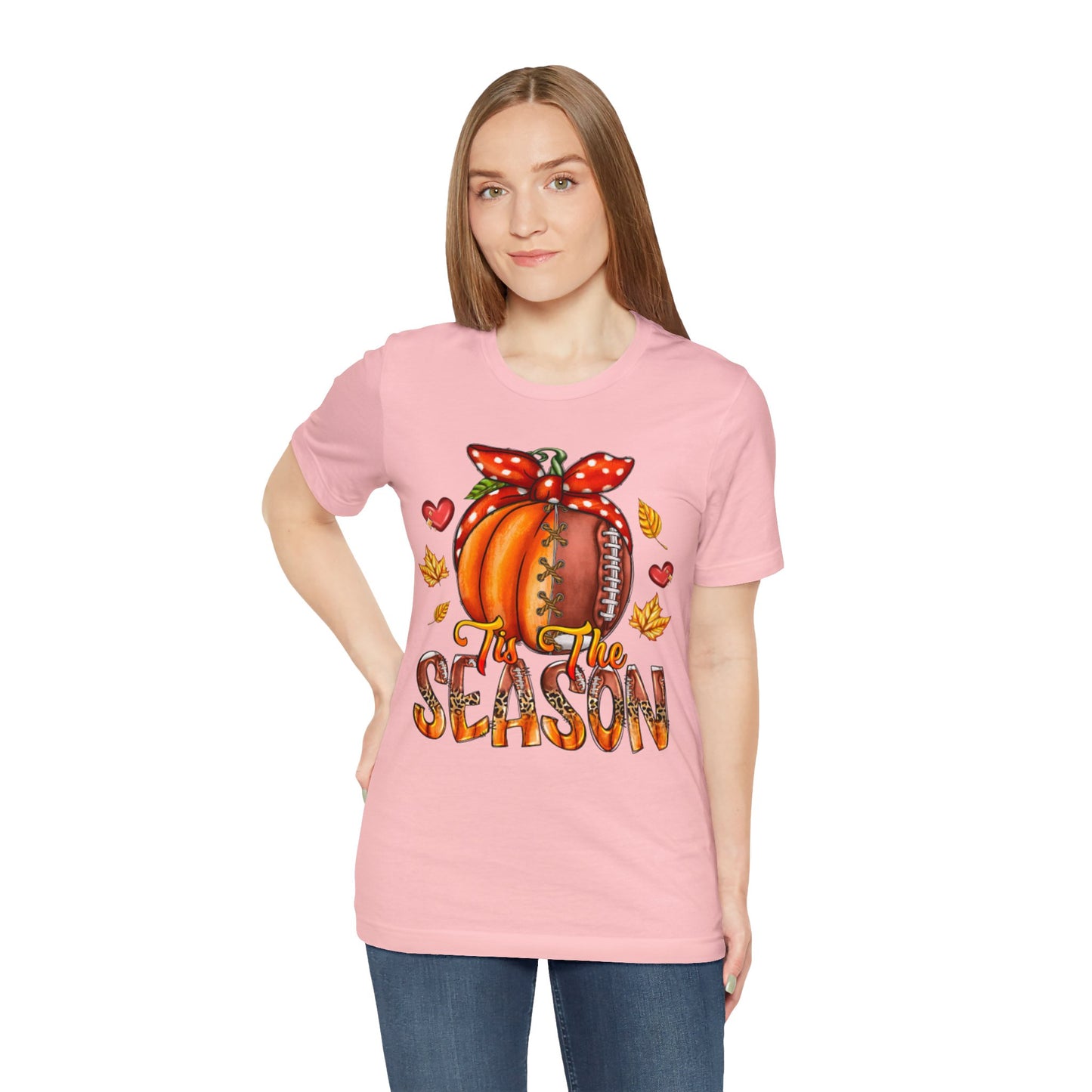 Fall Football Short Sleeve Tee