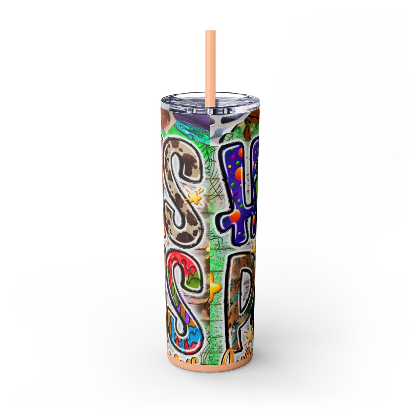 Hocus Pocus Skinny Tumbler with Straw, 20oz