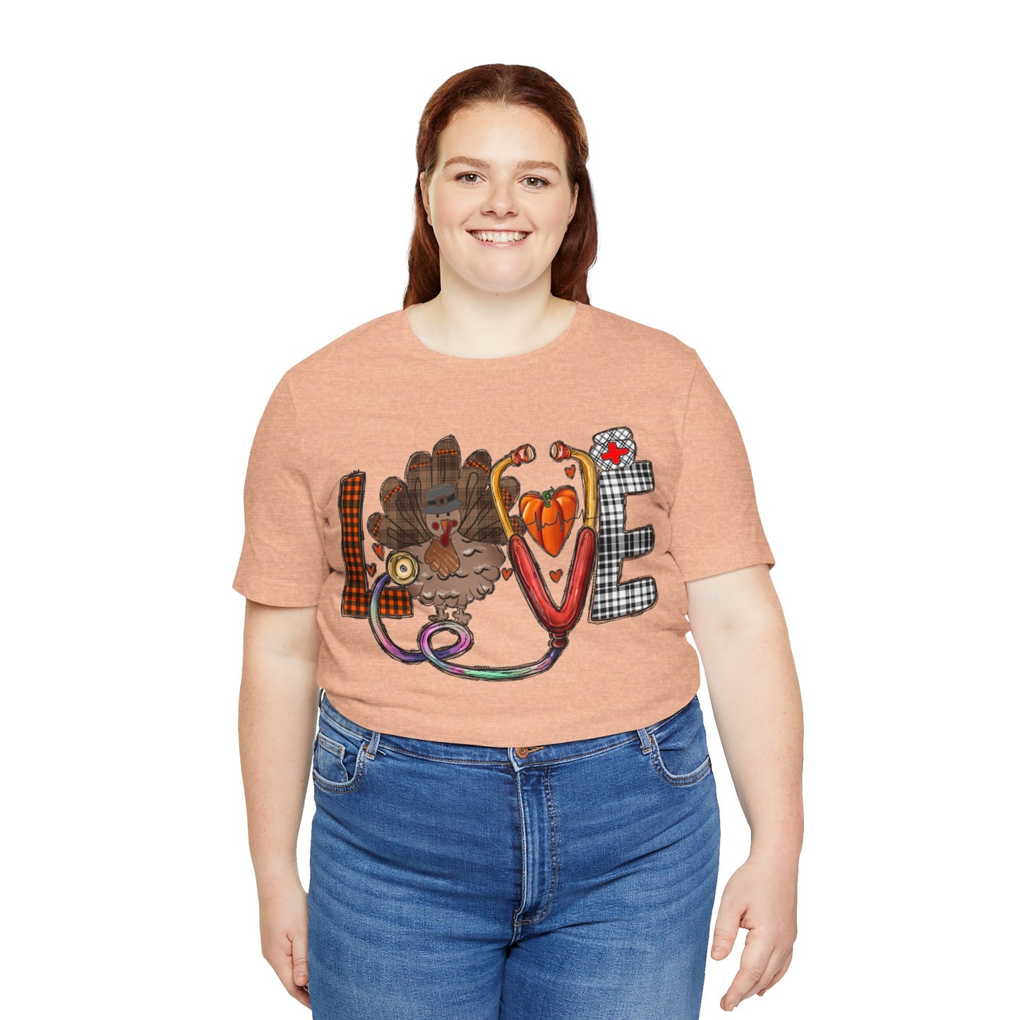 Thanksgiving Nurse Short Sleeve Tee