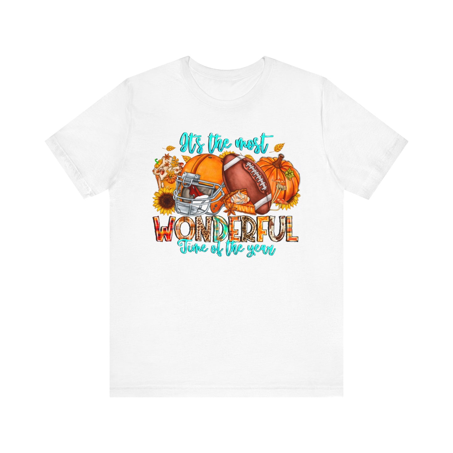 Fall Football Short Sleeve Tee